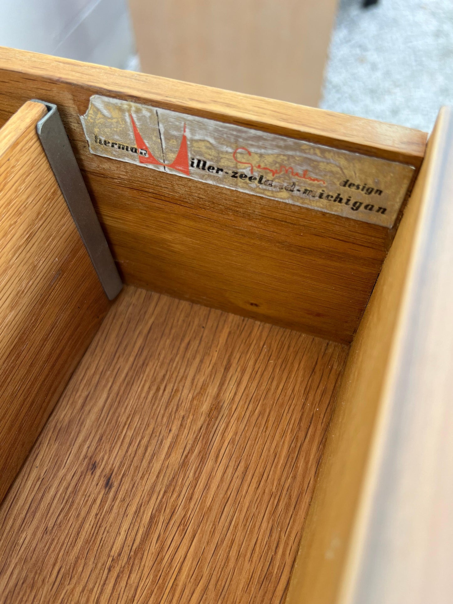 Frisman Vintage George Nelson Herman Miller Basic Series Gentleman's Cabinet Dresser
