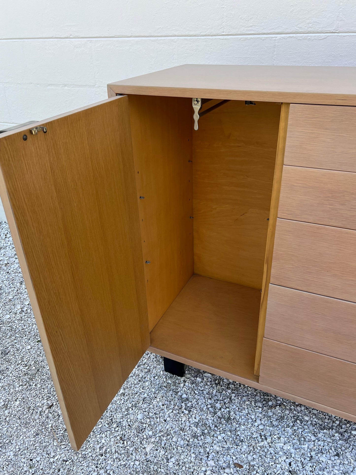 Frisman Vintage George Nelson Herman Miller Basic Series Gentleman's Cabinet Dresser