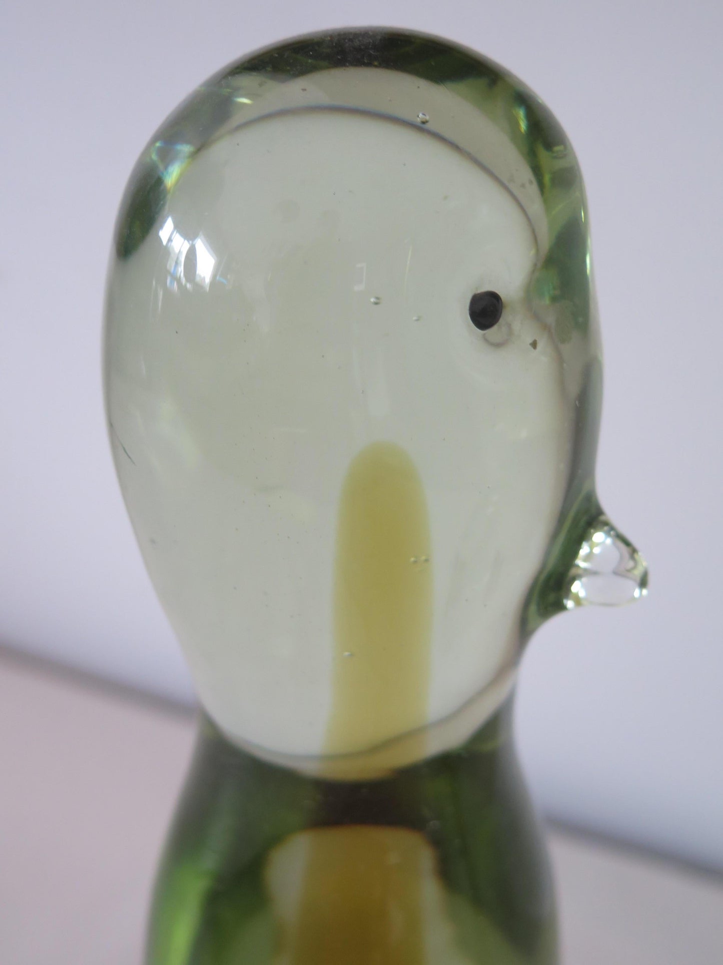 Frisman Vintage Two Antonio da Ros Cenedese Murano Glass Sculpture Penguins