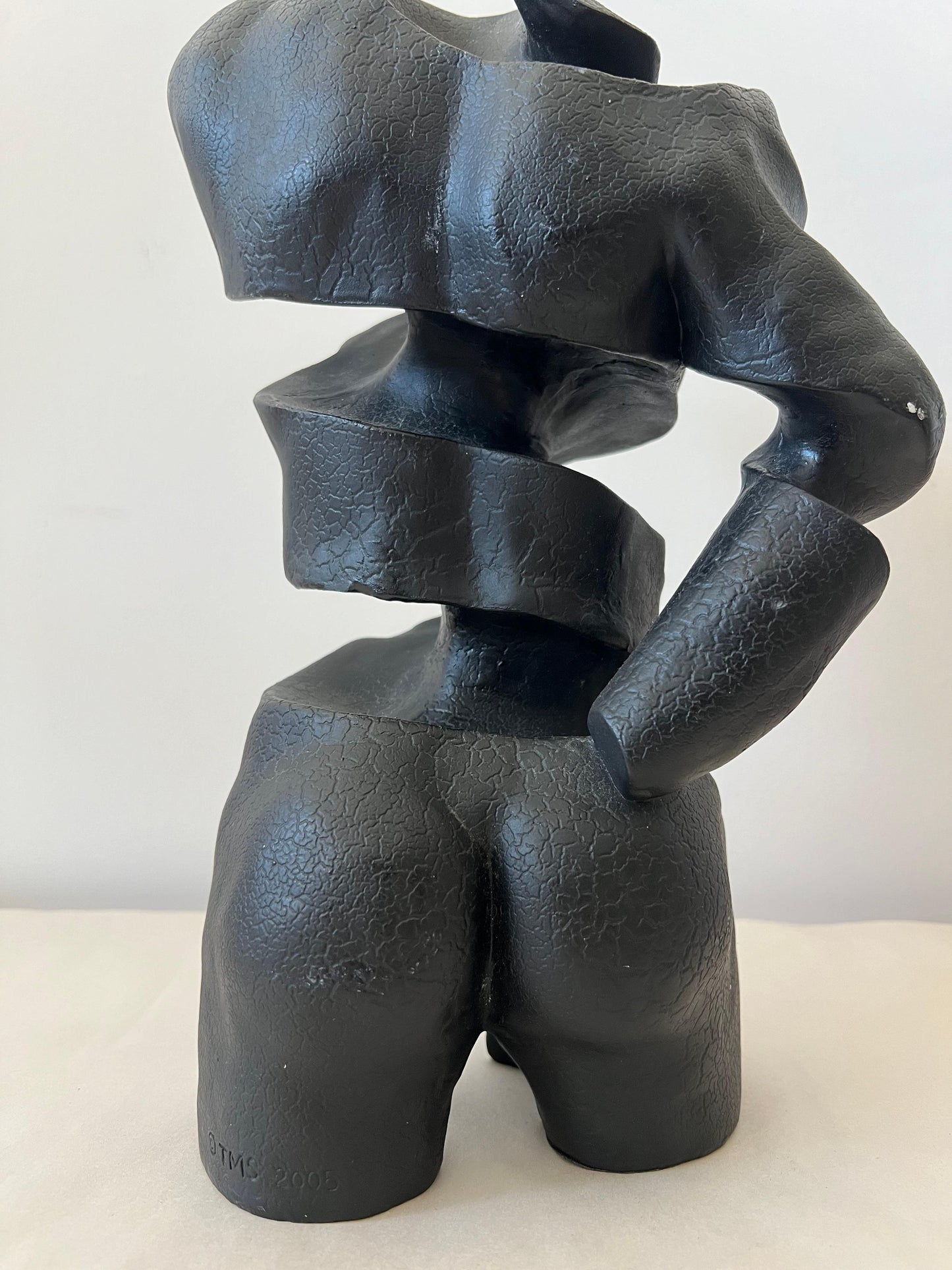 Frisman Vintage Surrealist Nude Unraveling Torso Composite Sculpture, 2005