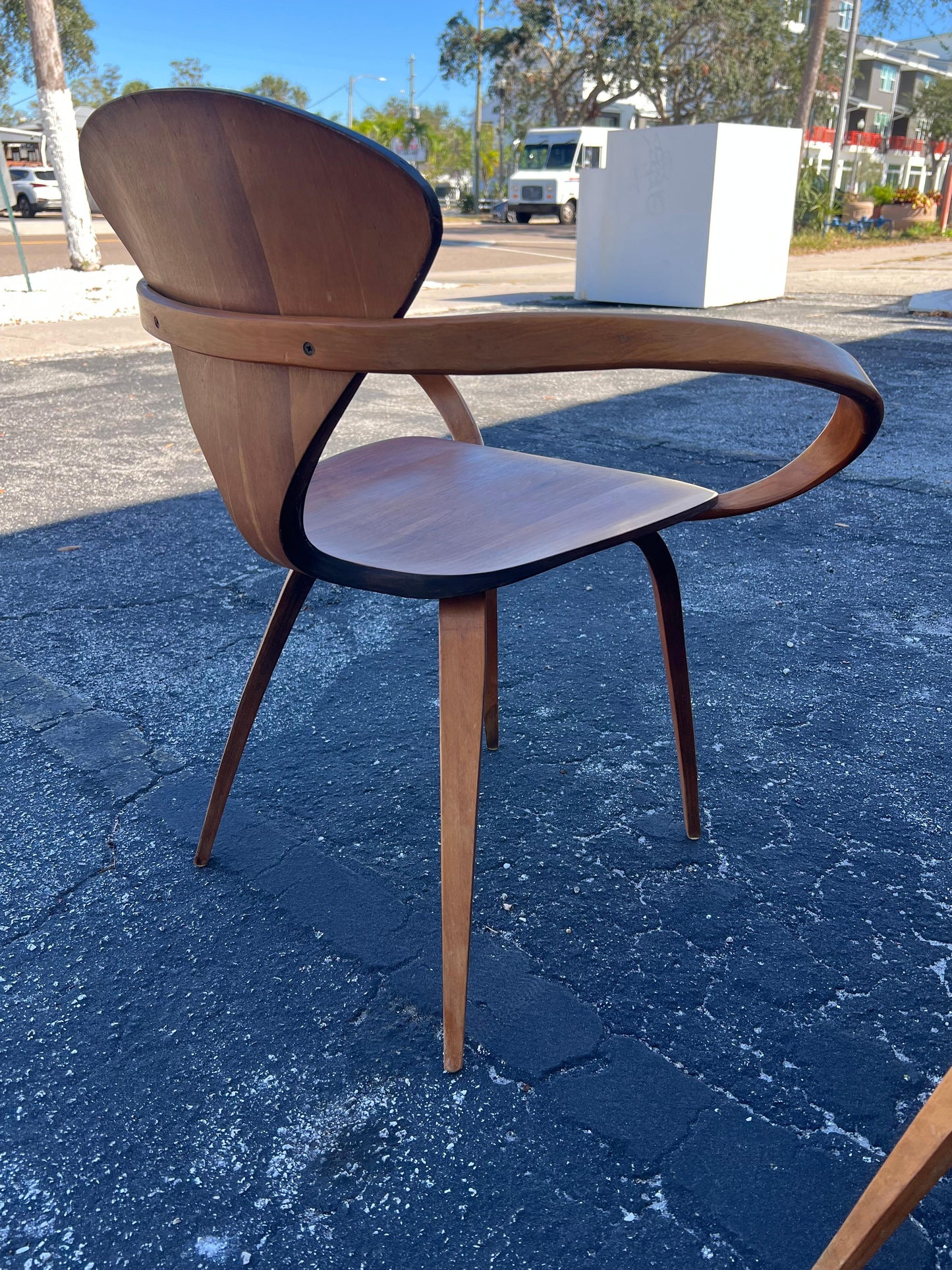 Frisman Vintage A Pair Of Vintage Norman Cherner Plycraft Armchairs ca' 1950's