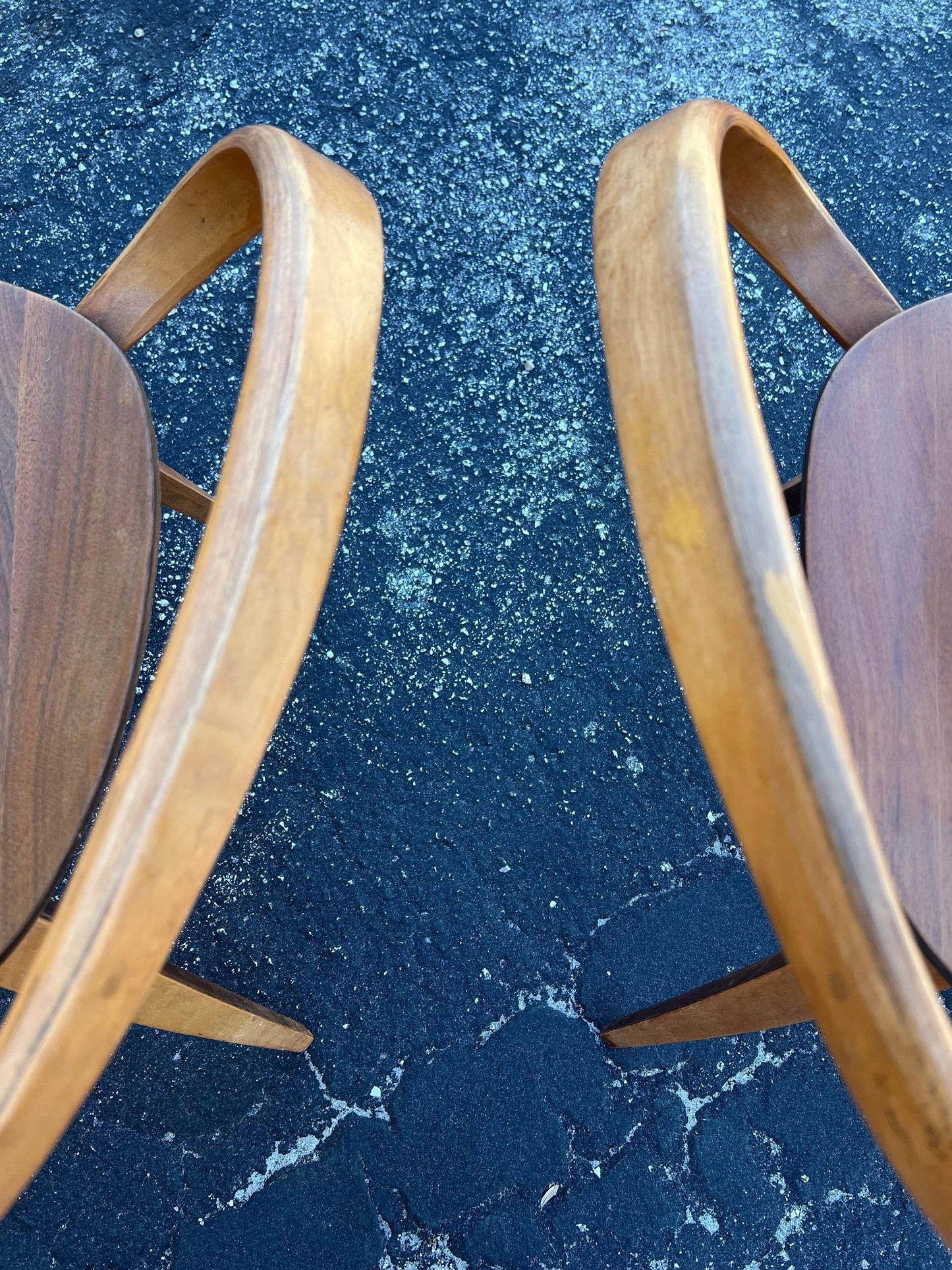 Frisman Vintage A Pair Of Vintage Norman Cherner Plycraft Armchairs ca' 1950's