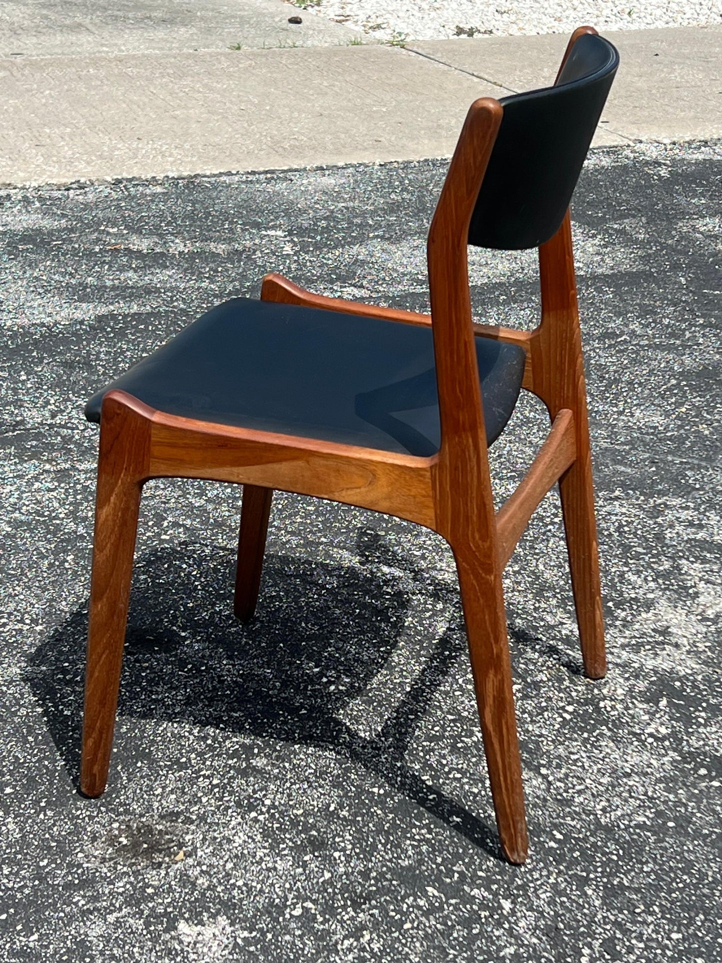Frisman Vintage A Classic Erick Buck Chair In Teak Ca' 1960's Danish Modern