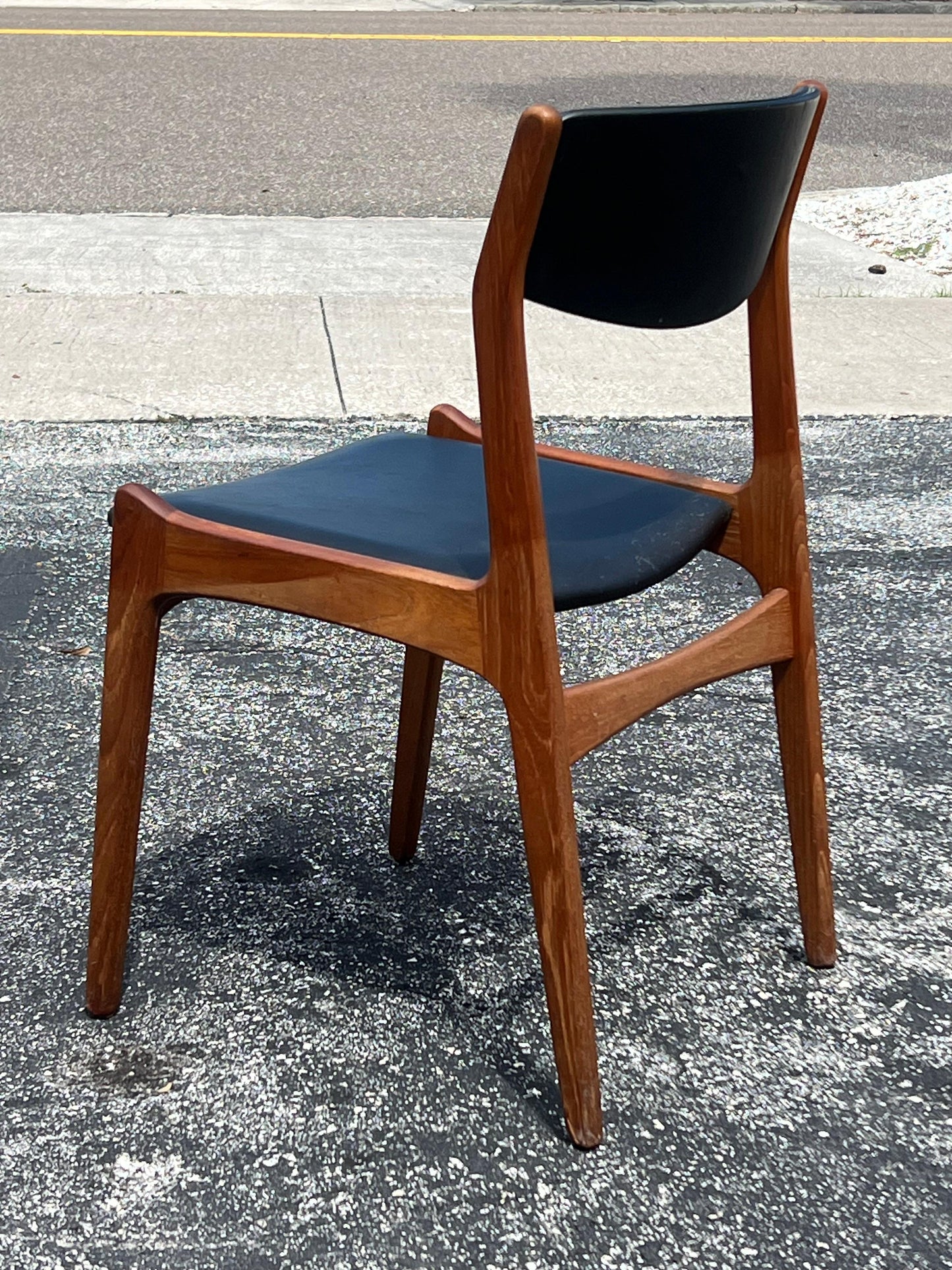 Frisman Vintage A Classic Erick Buck Chair In Teak Ca' 1960's Danish Modern