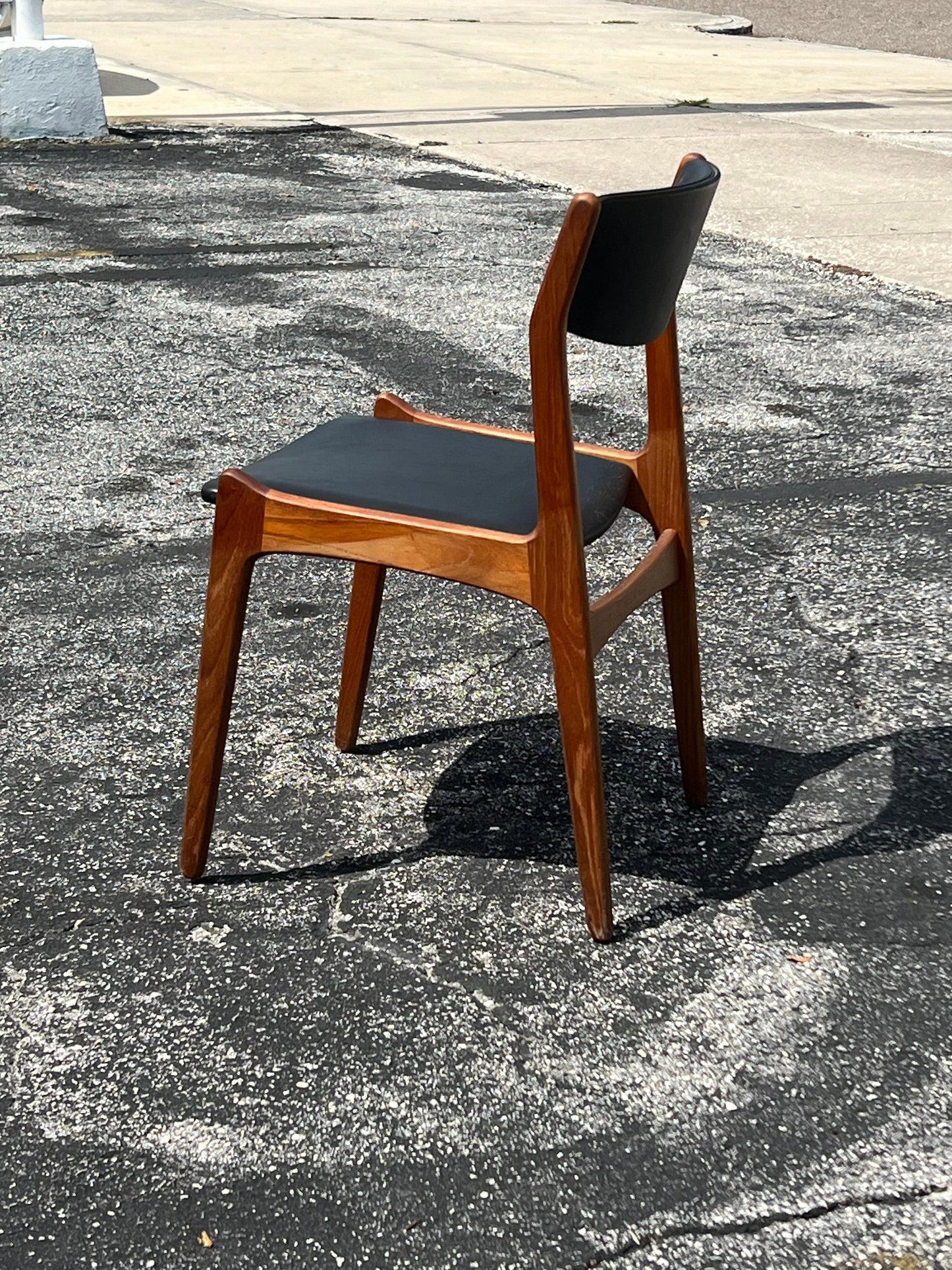 Frisman Vintage A Classic Erick Buck Chair In Teak Ca' 1960's Danish Modern