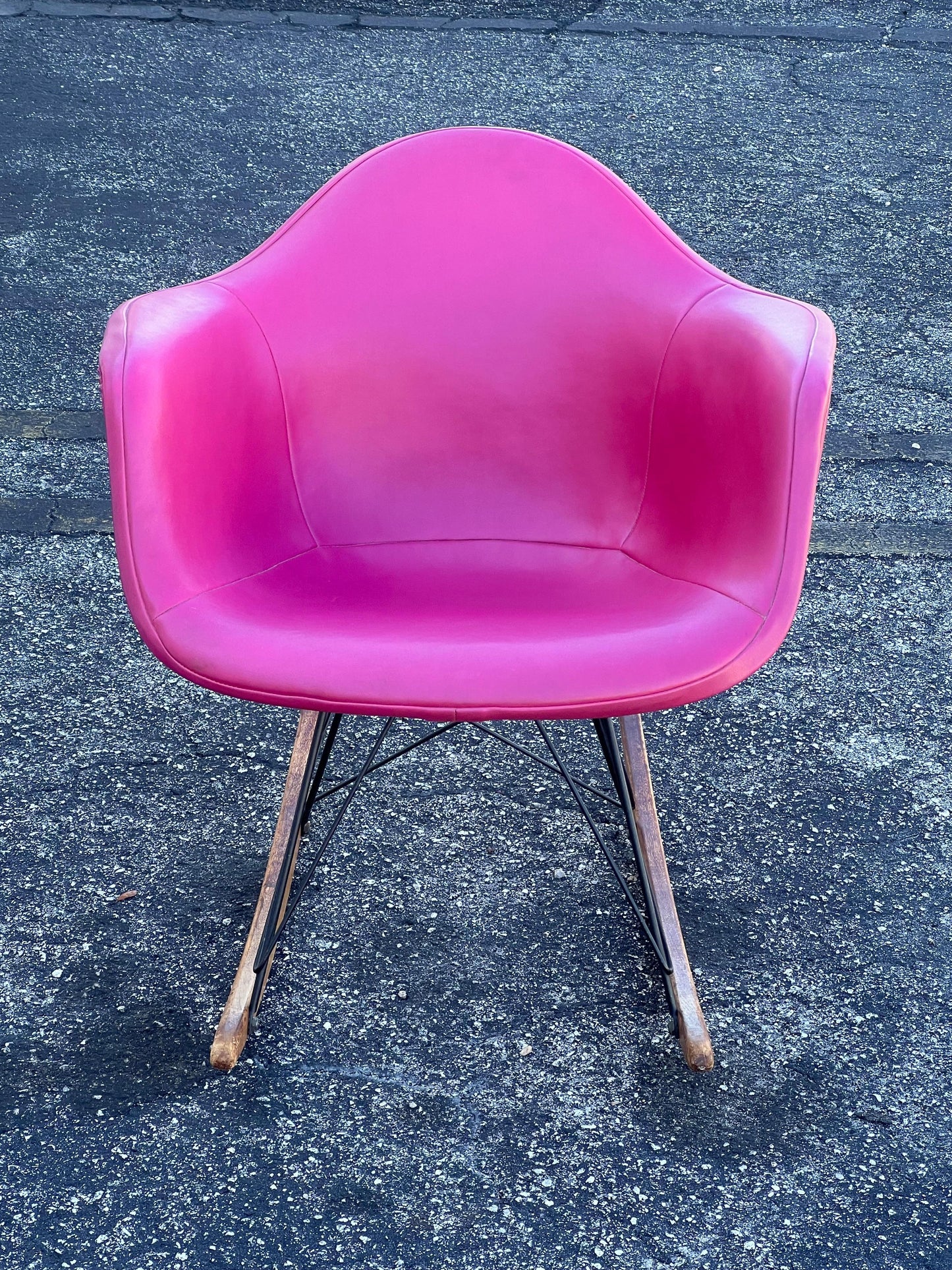 Frisman Vintage Charles Eames Classic RAR Rocking Chair Herman Miller Lemon Yellow