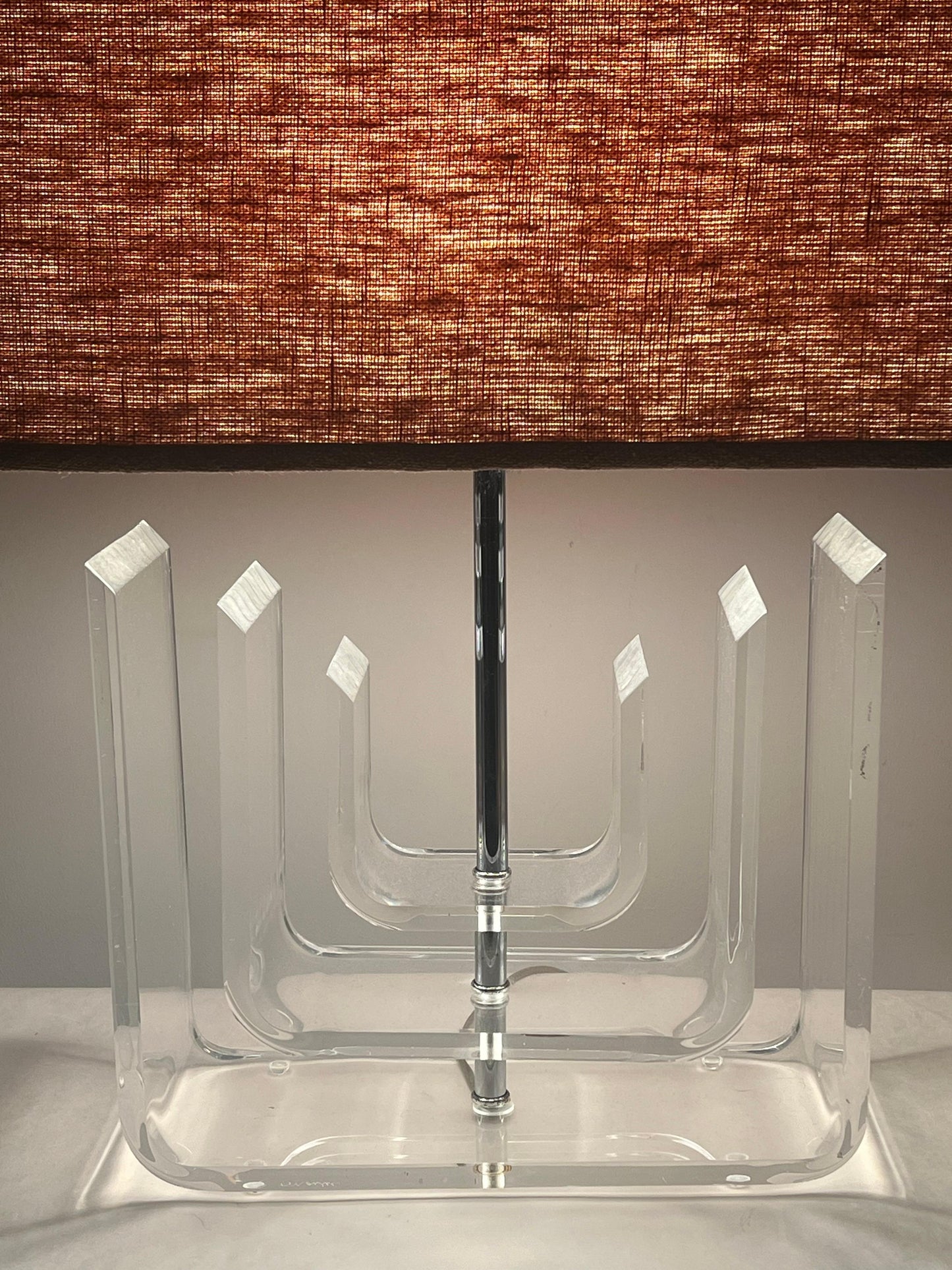 Frisman Vintage A Vintage Table Lucite Lamp By Marlee Ca' 1970's