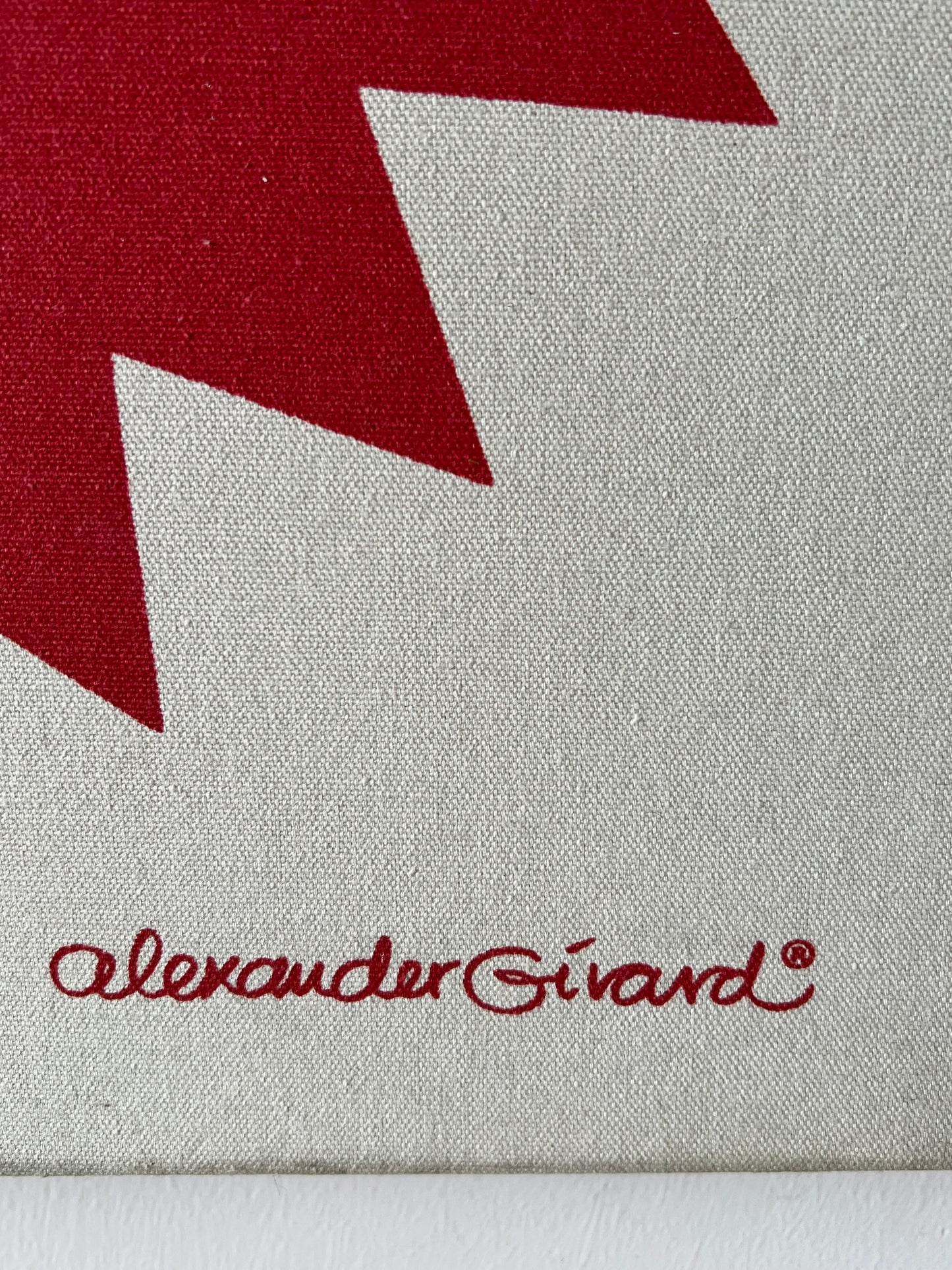 Frisman Vintage A Vintage Alexander Girard Sun Screenprint On Canvas ca' 1970's