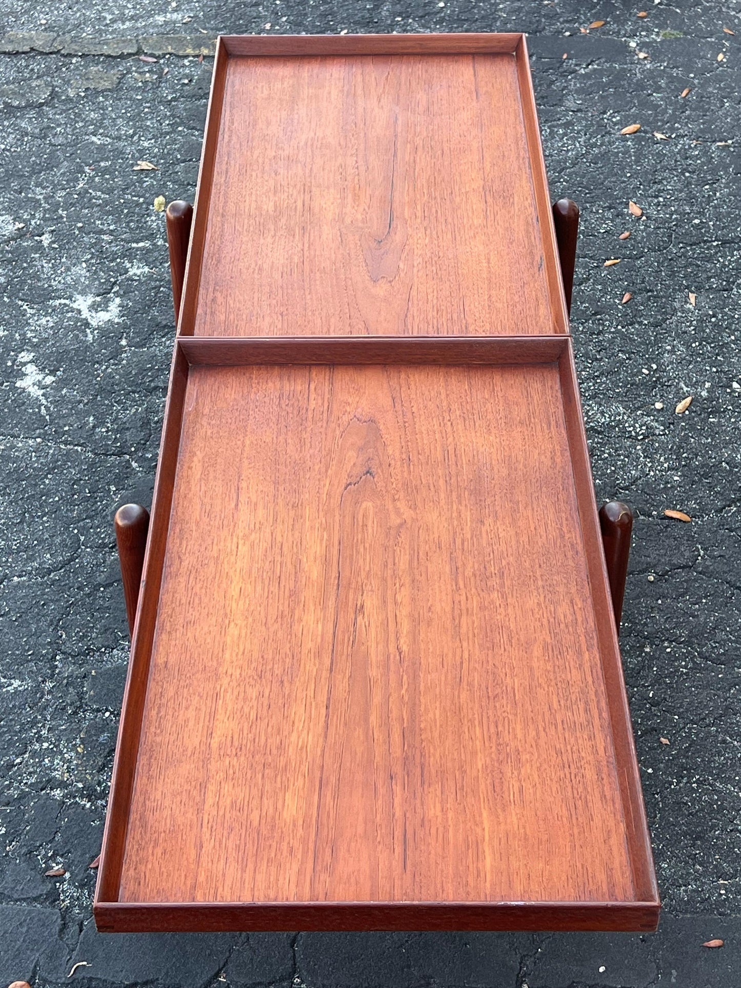 Frisman Vintage A Classic Poul Hundevad Bar Cart In Teak With Great Patina Ca' 1960's