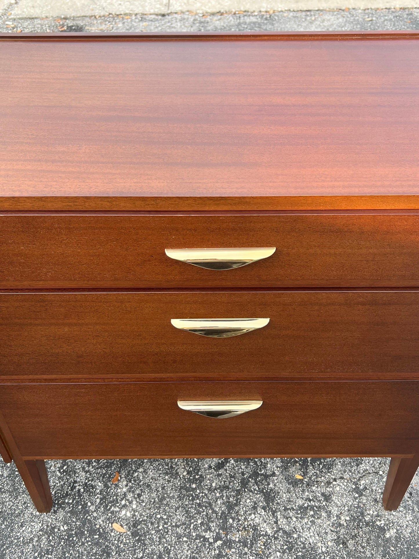 Frisman Vintage A Pair Of Edward Wormley For Dunbar Slant Front Dressers Ca' 1950's