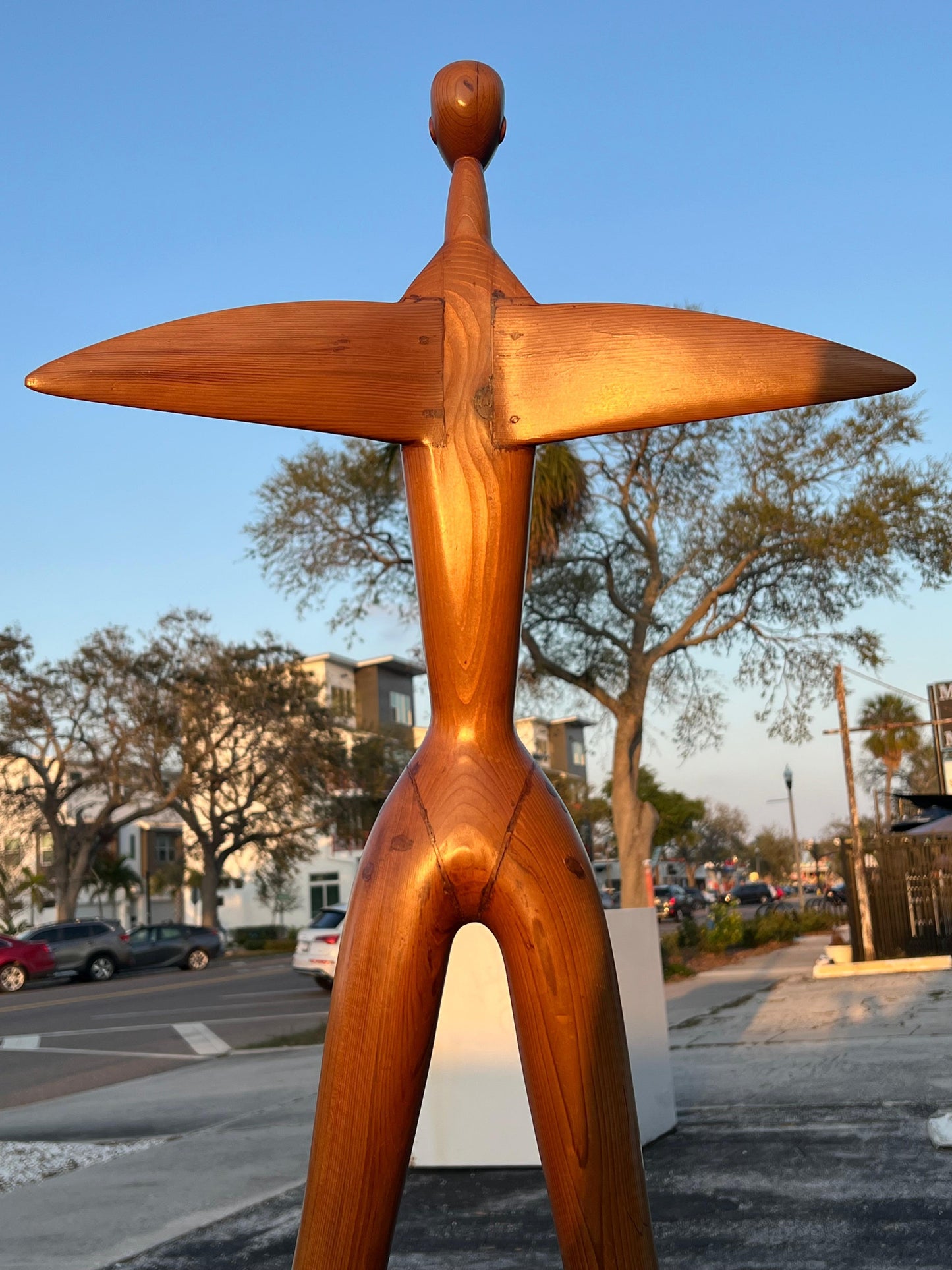 Frisman Vintage A Large Figurative Sculpture By Manuel Pereira da Silva 1979