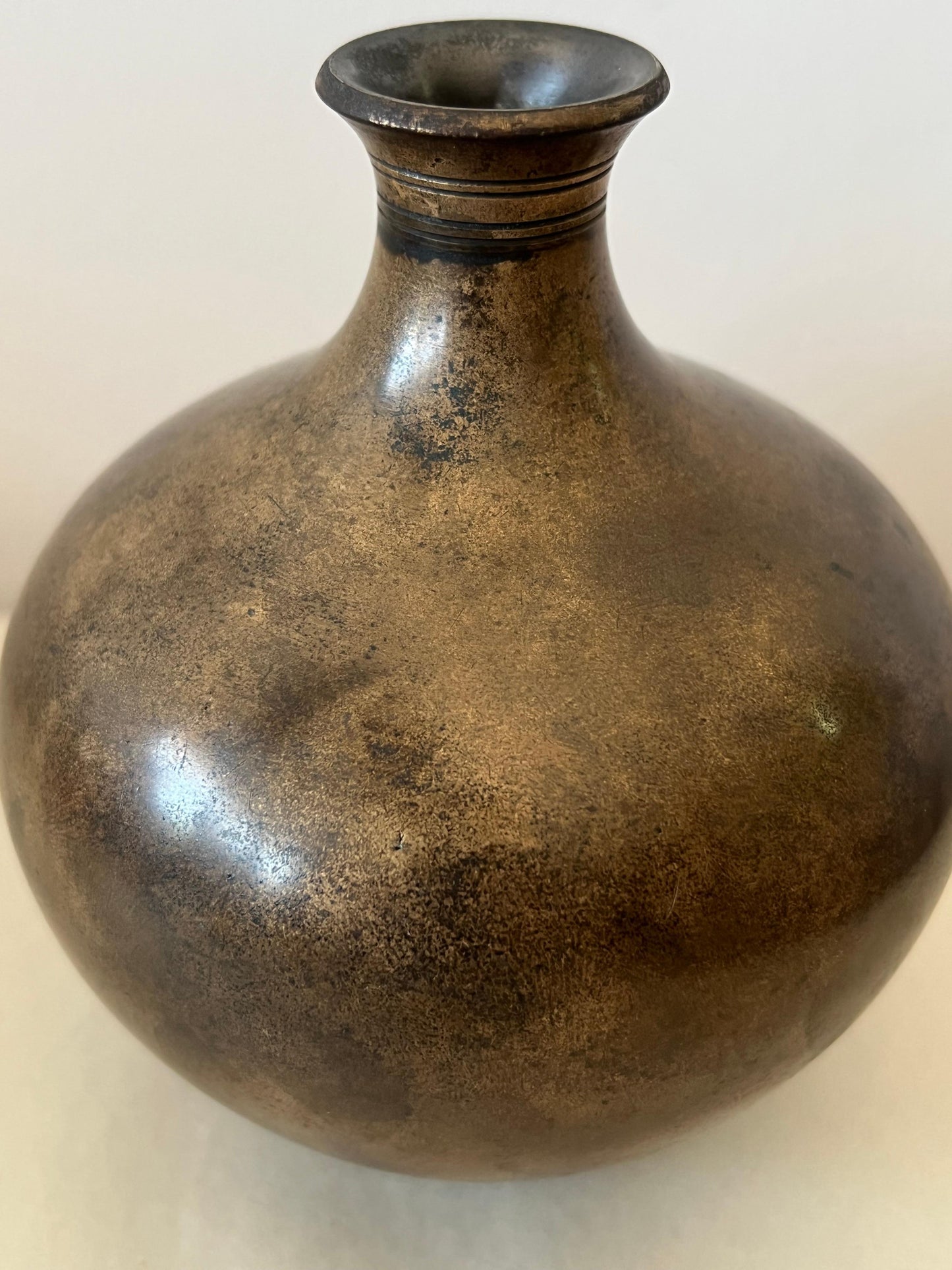 Frisman Vintage An Unusual Patinated Bronze Vase By Just Andersen Denmark Ca' 1940's