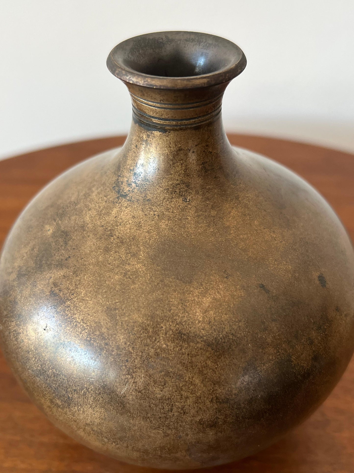Frisman Vintage An Unusual Patinated Bronze Vase By Just Andersen Denmark Ca' 1940's