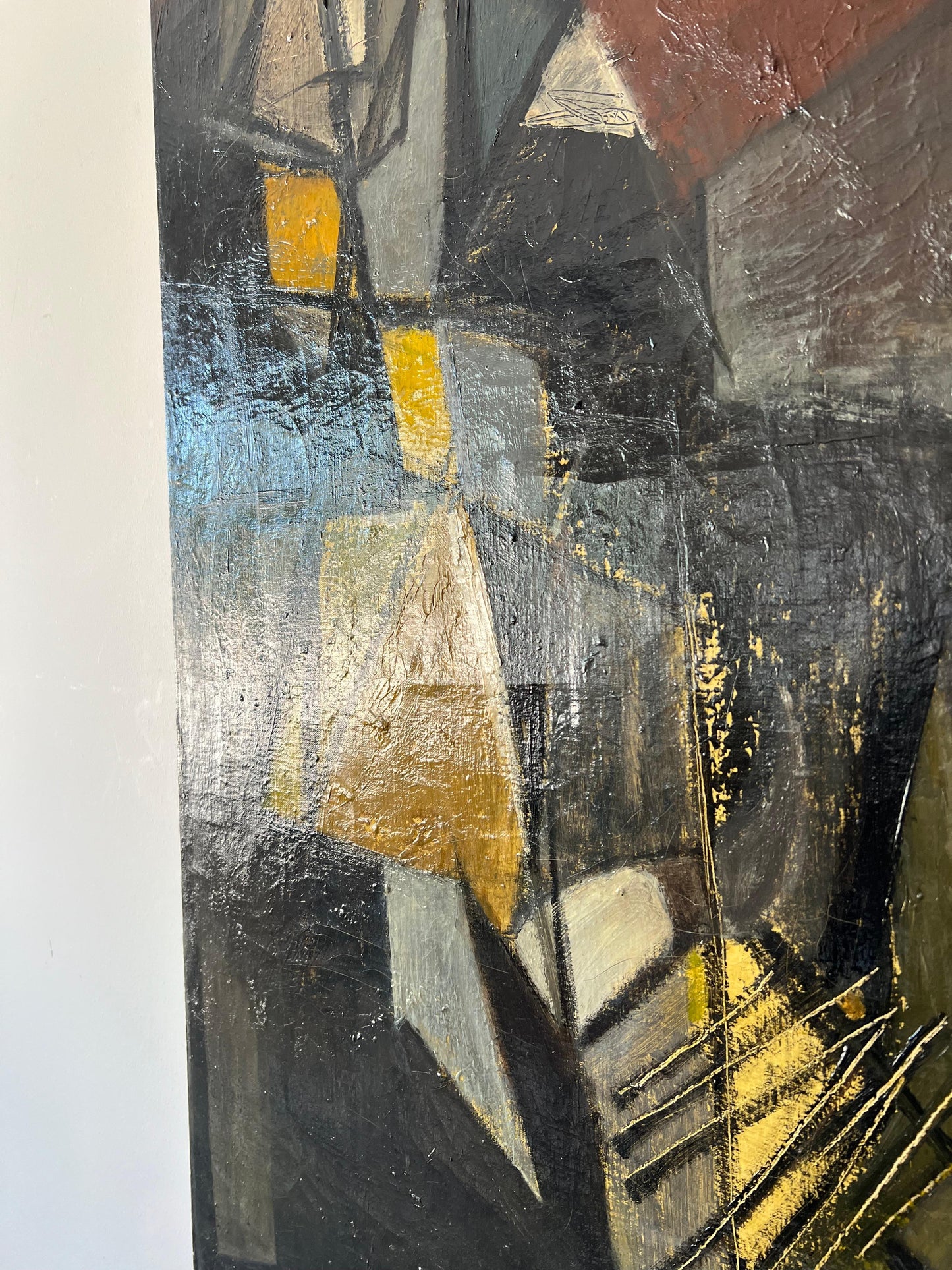 Frisman Vintage An Important Modernist Painting By Hilda Altschule 1950