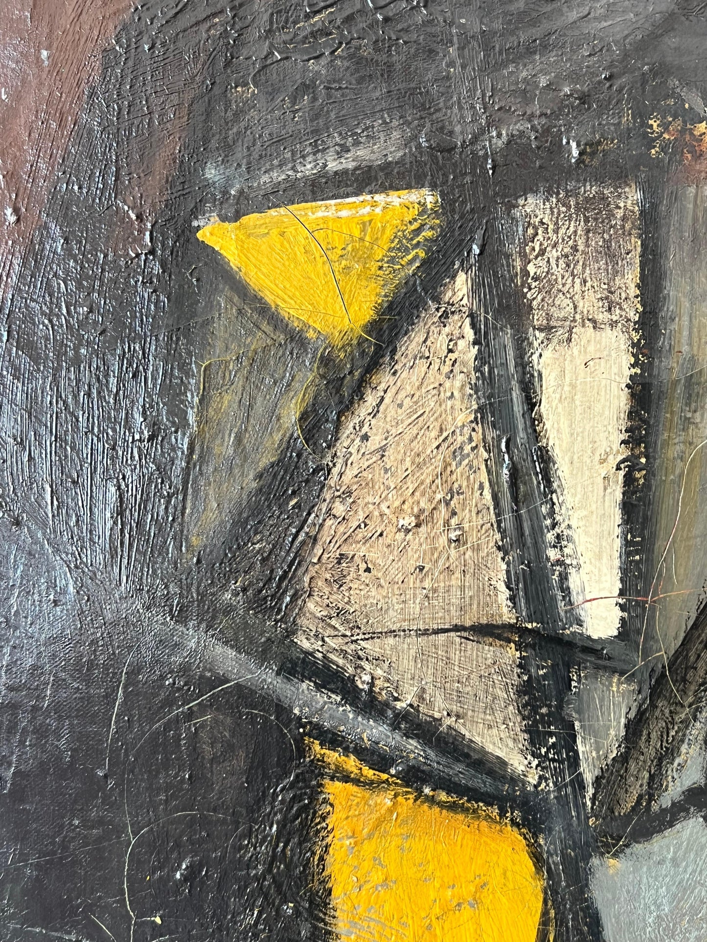 Frisman Vintage An Important Modernist Painting By Hilda Altschule 1950