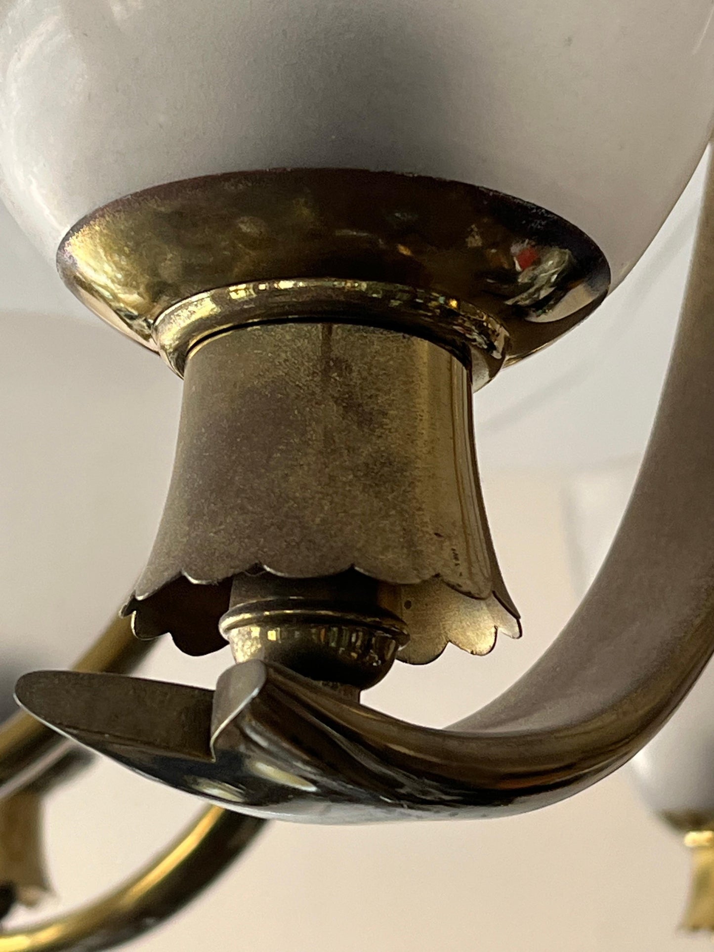 Frisman Vintage An Important And Rare Chandelier By Osvaldo Borsani ca' 1940's Brass