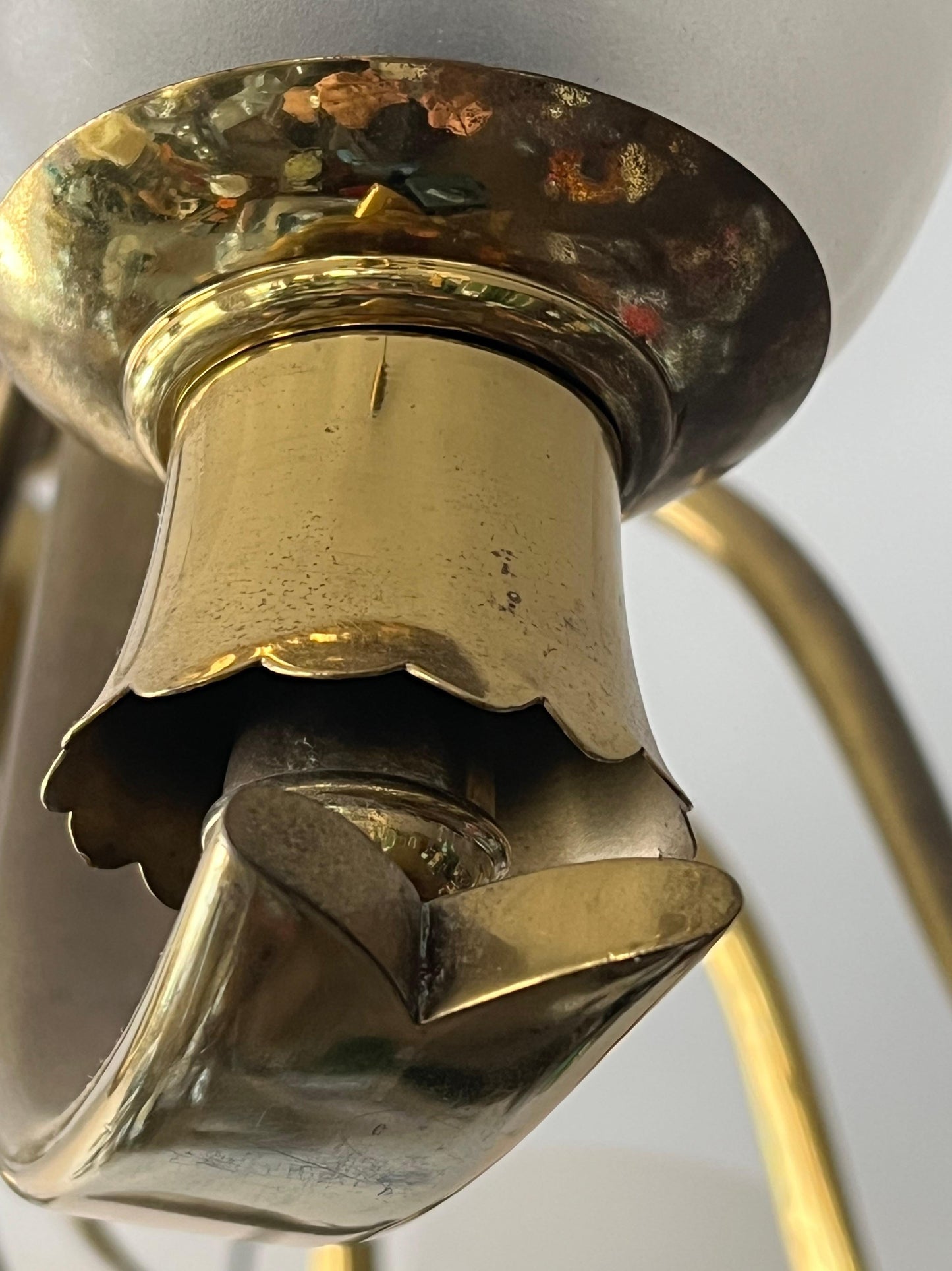 Frisman Vintage An Important And Rare Chandelier By Osvaldo Borsani ca' 1940's Brass
