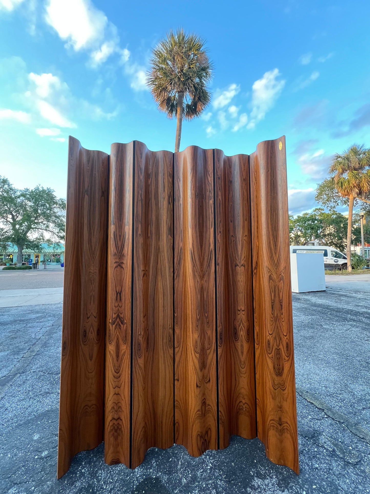 Frisman Vintage Eames Rosewood Screen/Room Divider FSW-6 1996 edition