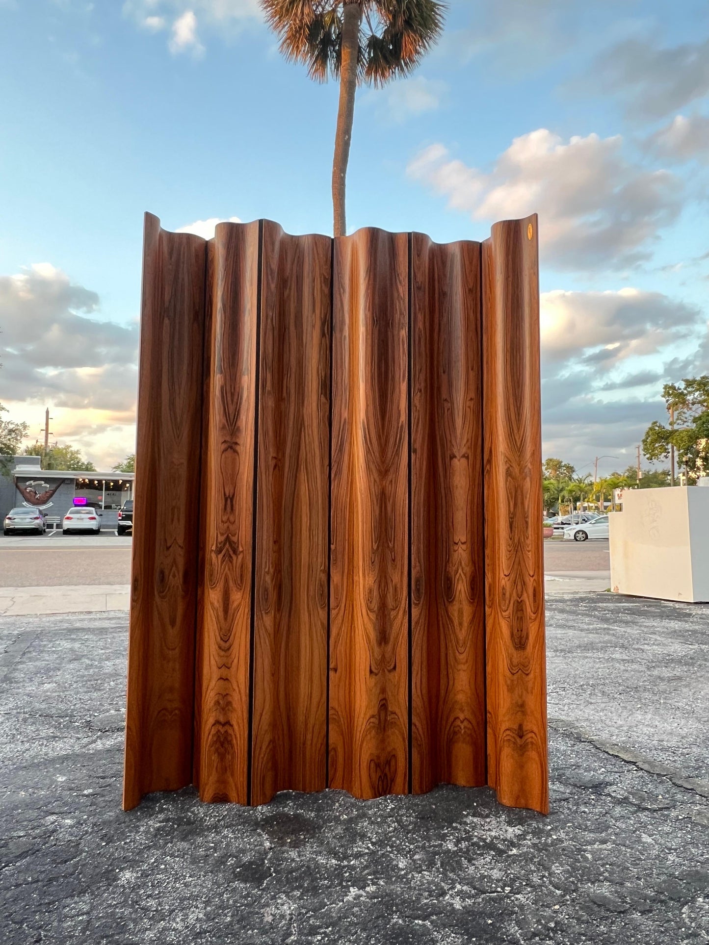 Frisman Vintage Eames Rosewood Screen/Room Divider FSW-6 1996 edition