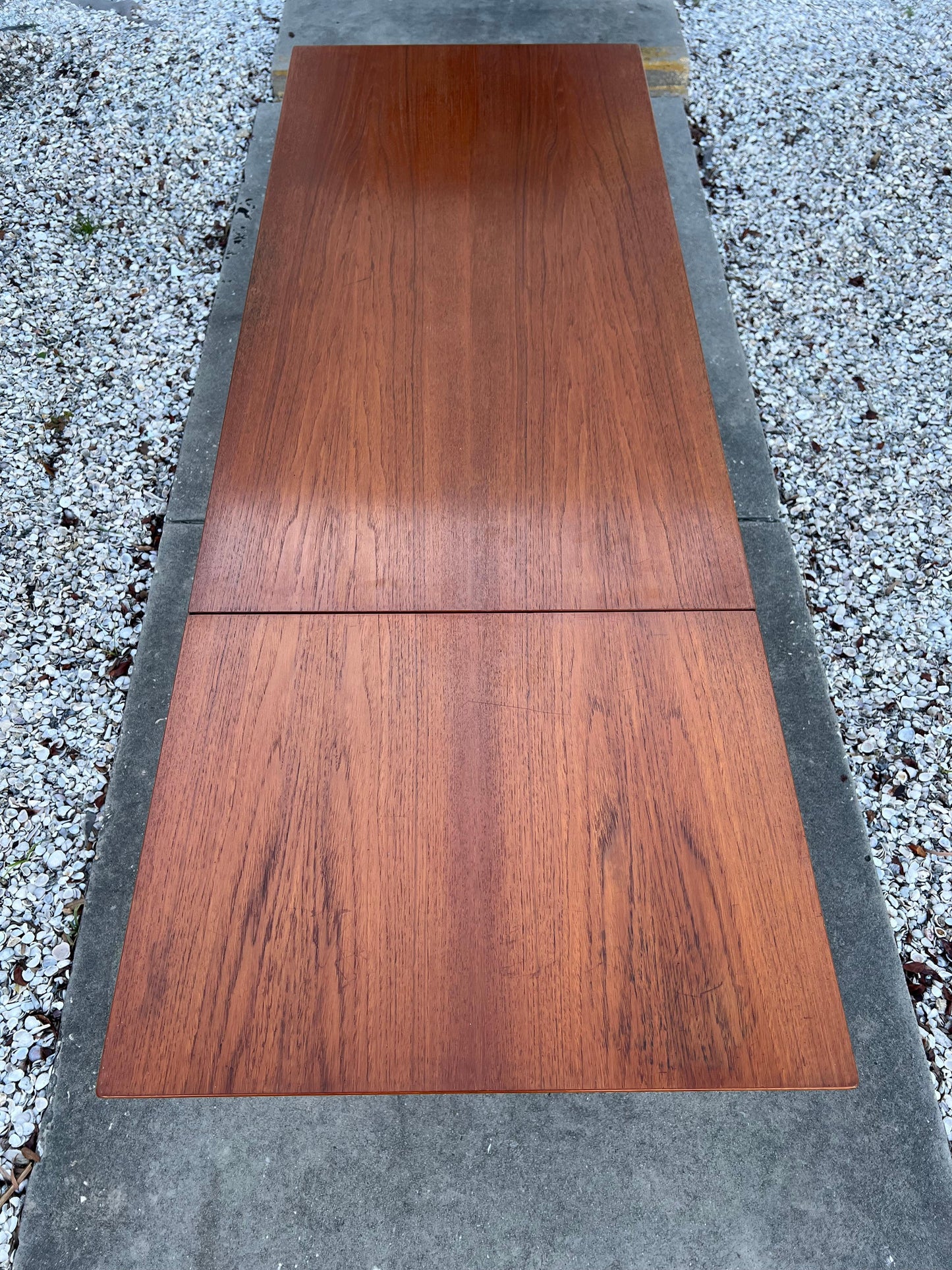 Frisman Vintage Arne Vodder Drop Leaf Desk Denmark Teak Sliding Drawers 1960's MCM