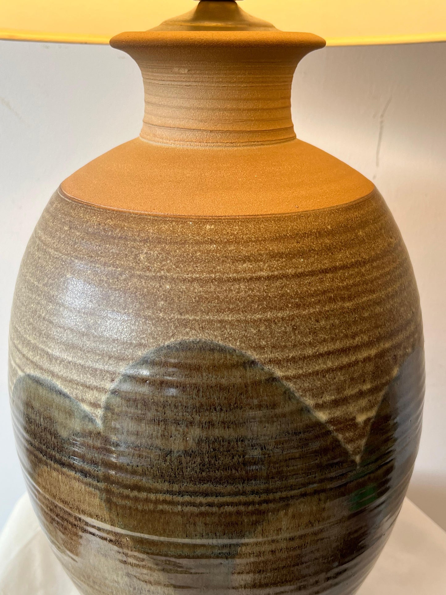 Frisman Vintage Impressive Ceramic Lamp By David Cressey ca' 1960's