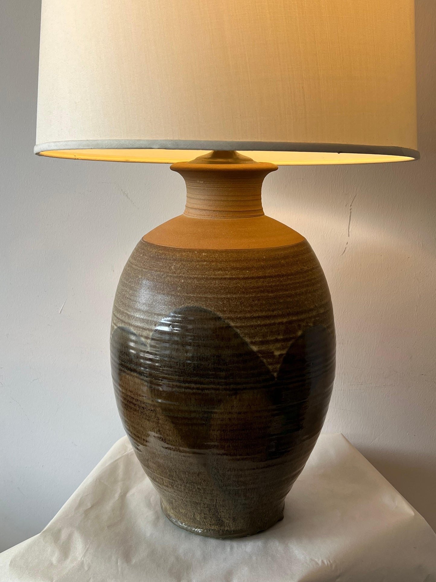 Frisman Vintage Impressive Ceramic Lamp By David Cressey ca' 1960's