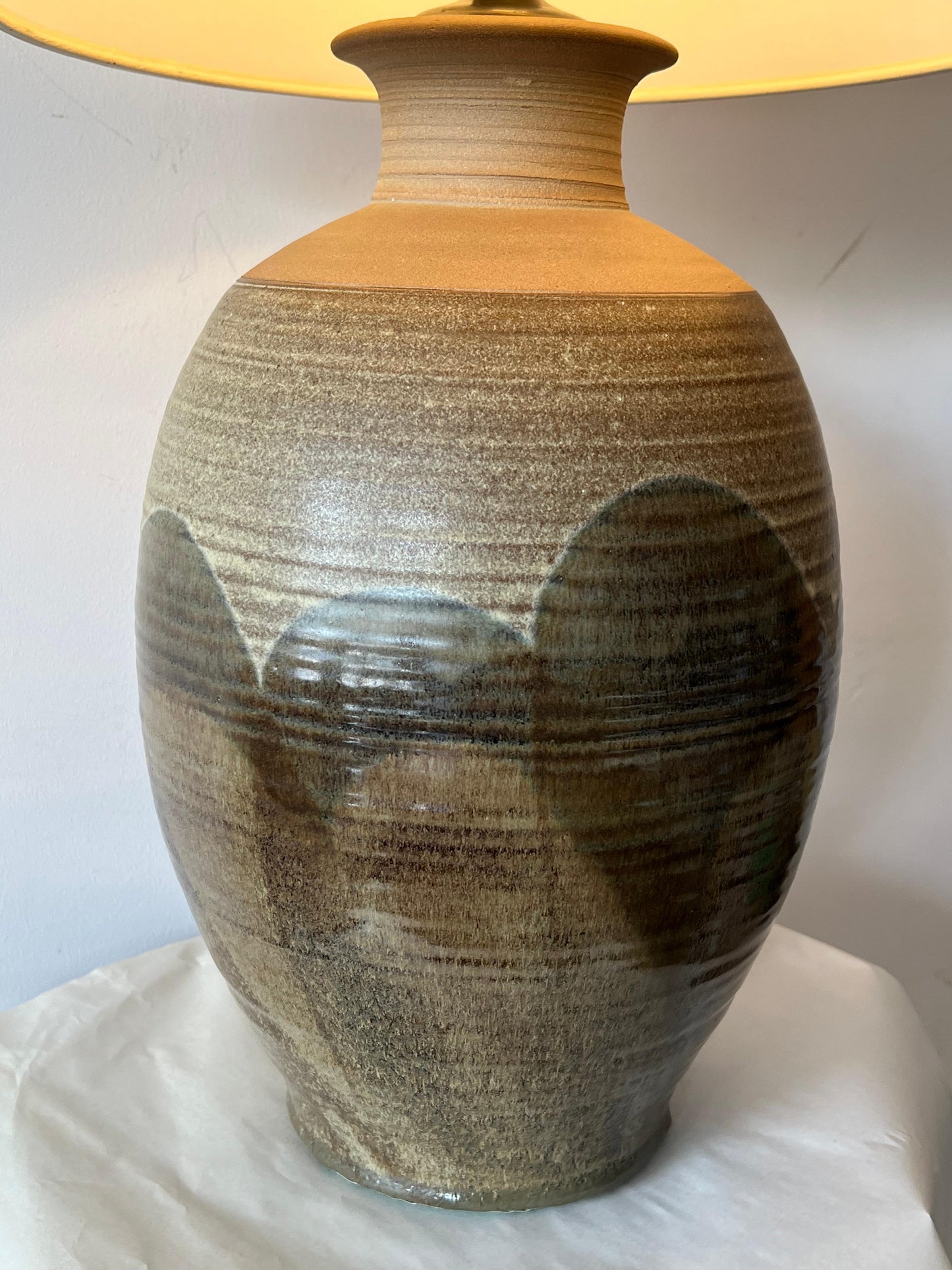 Frisman Vintage Impressive Ceramic Lamp By David Cressey ca' 1960's