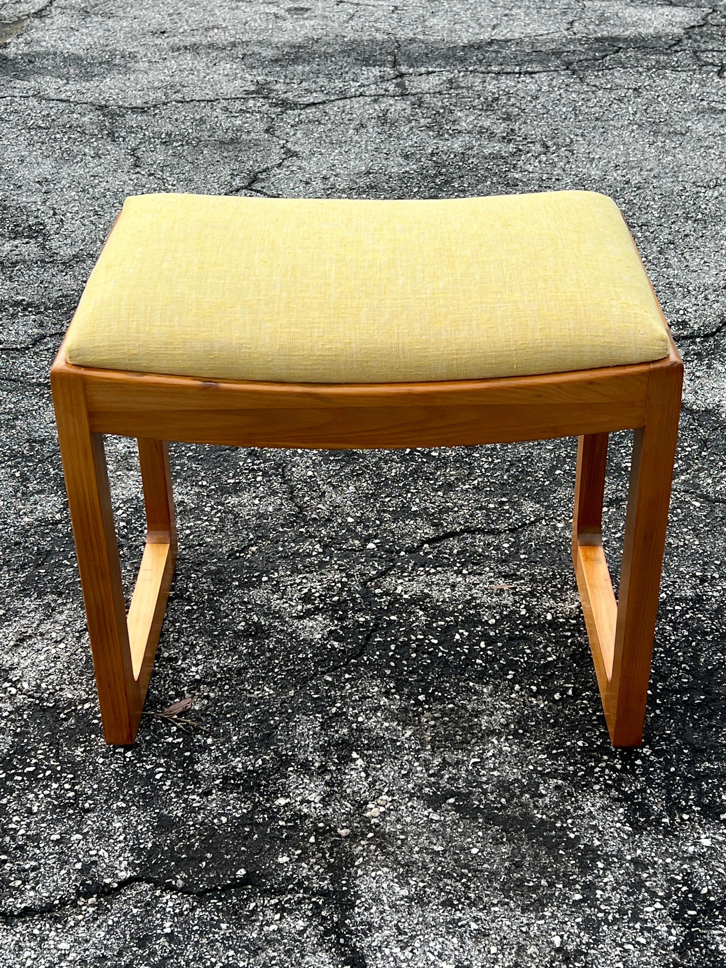 Frisman Vintage Edward Wormley For Drexel Precedent Bench With Upholstered Seat ca' 1950's