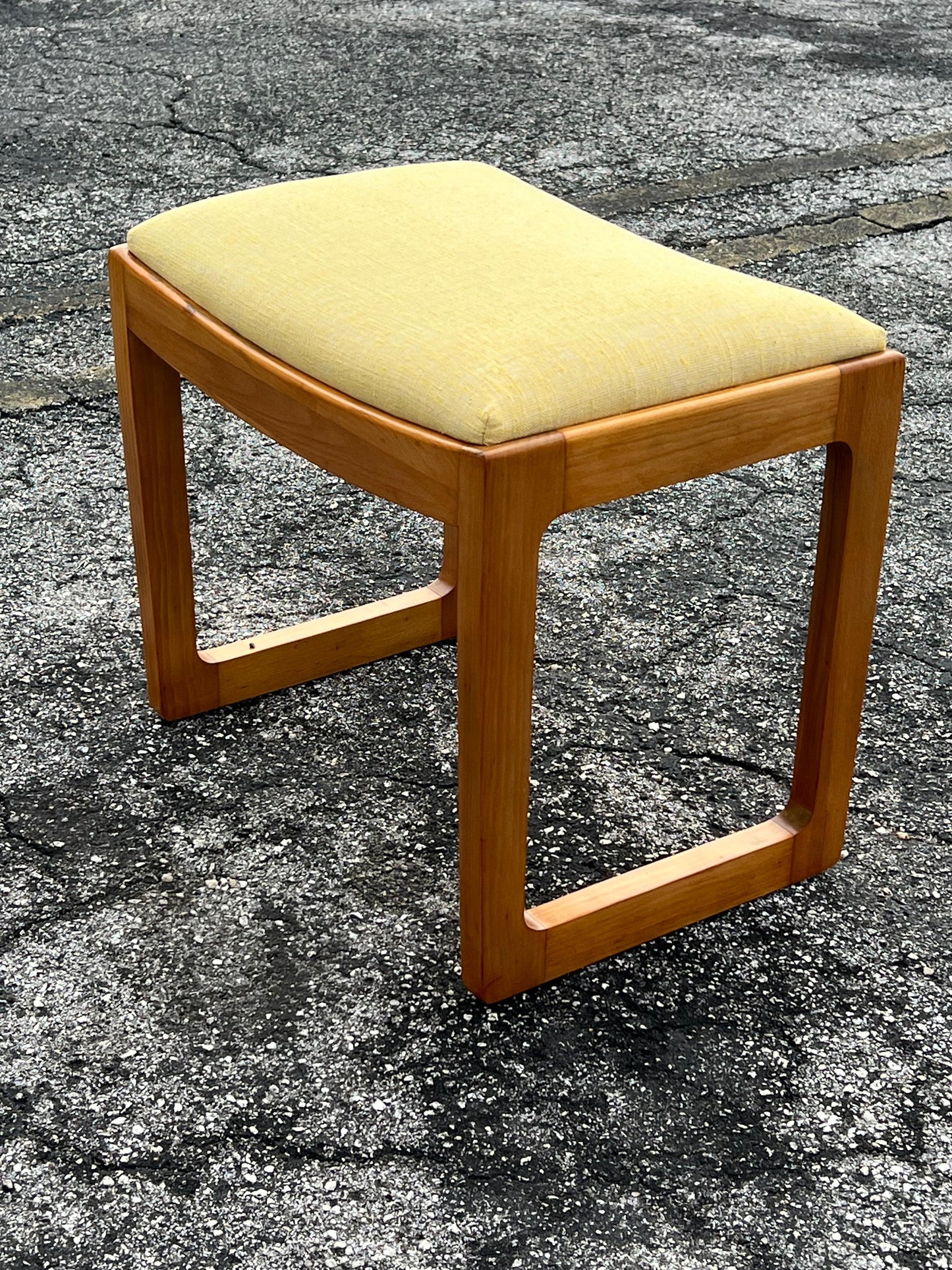 Frisman Vintage Edward Wormley For Drexel Precedent Bench With Upholstered Seat ca' 1950's