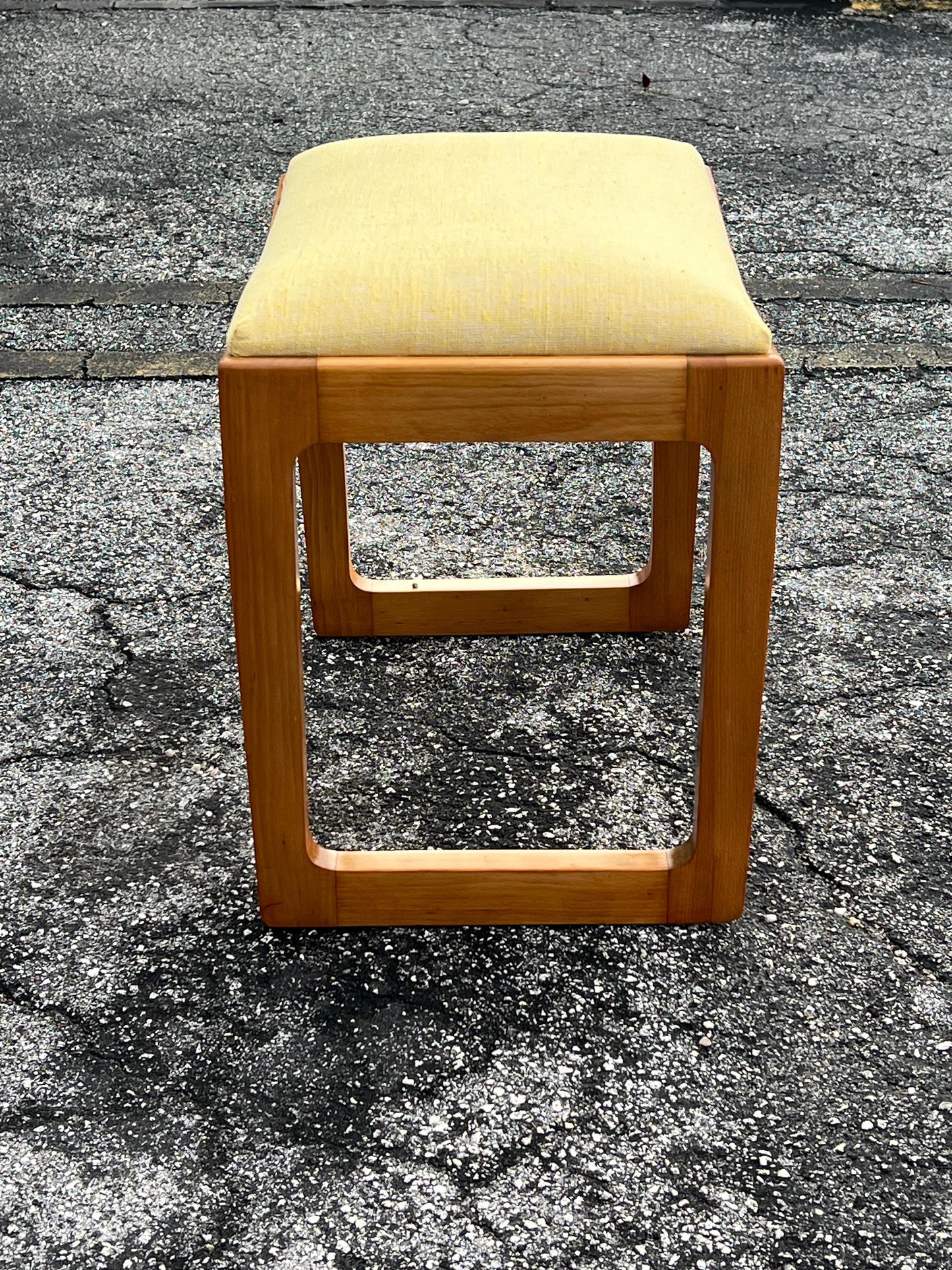 Frisman Vintage Edward Wormley For Drexel Precedent Bench With Upholstered Seat ca' 1950's