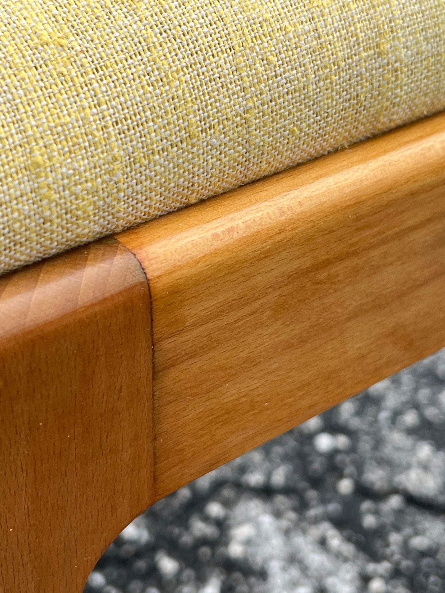 Frisman Vintage Edward Wormley For Drexel Precedent Bench With Upholstered Seat ca' 1950's