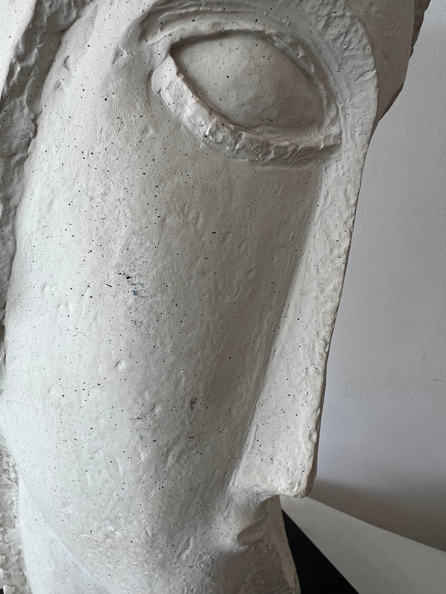 Frisman Vintage 80's Modigliani insp David Fisher Woman Head Bust Tete Sculpture Austin Prods