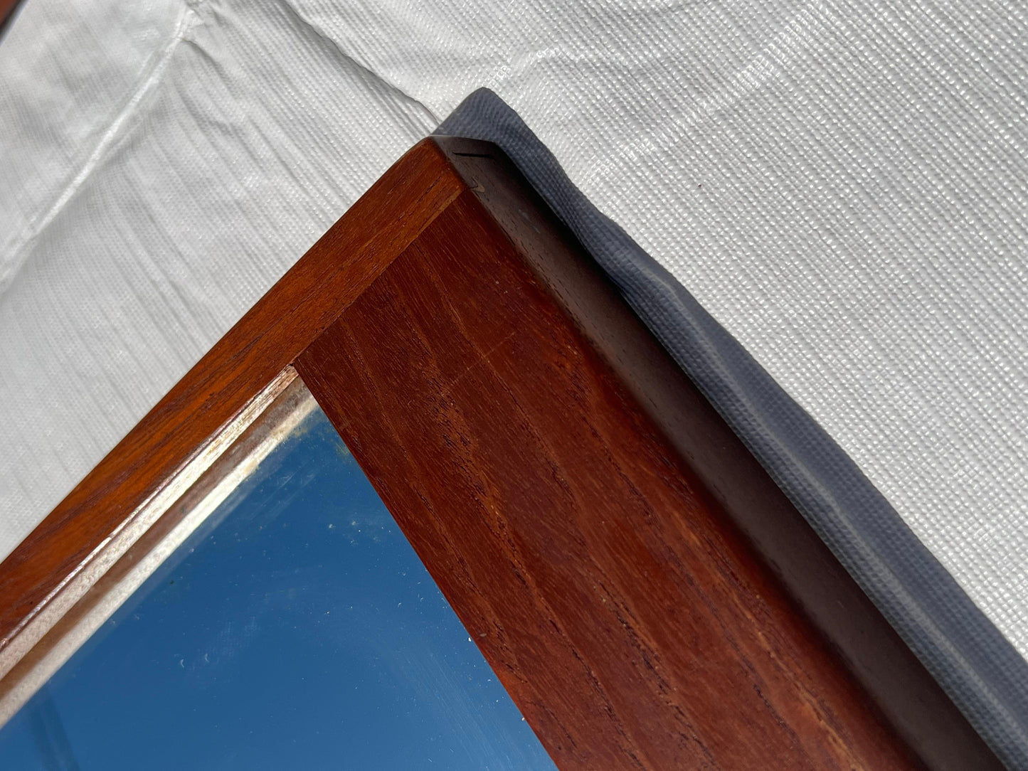 Frisman Vintage A Pair Of Teak Danish Mirrors With Shelves Aksel Kjersgaard 1960's