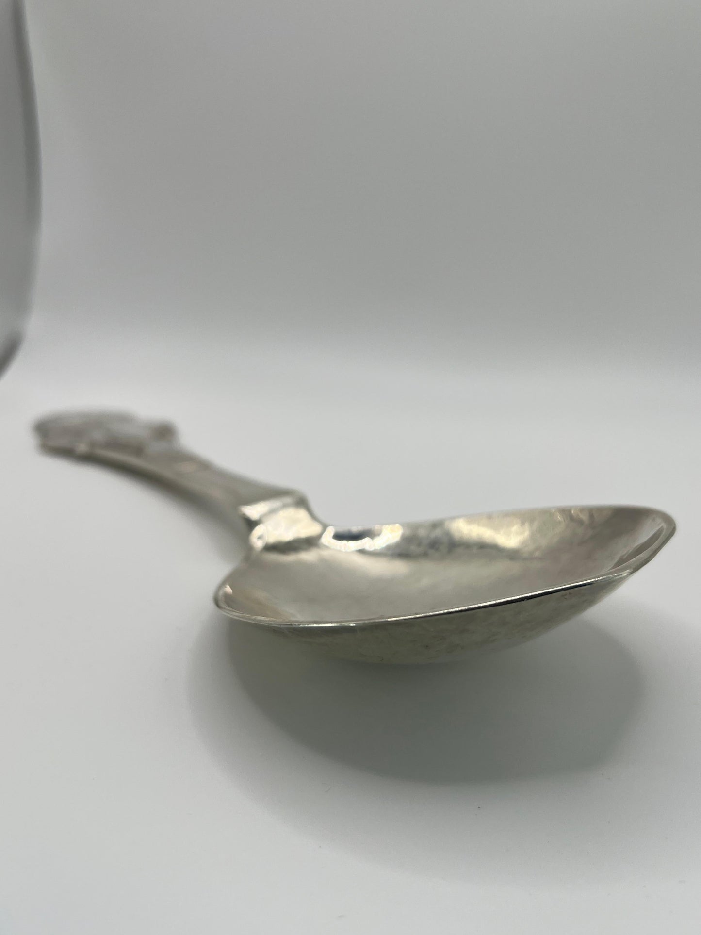 Frisman Vintage A Large Serving Spoon by Carl M. Cohr Hammered Sterling Silver