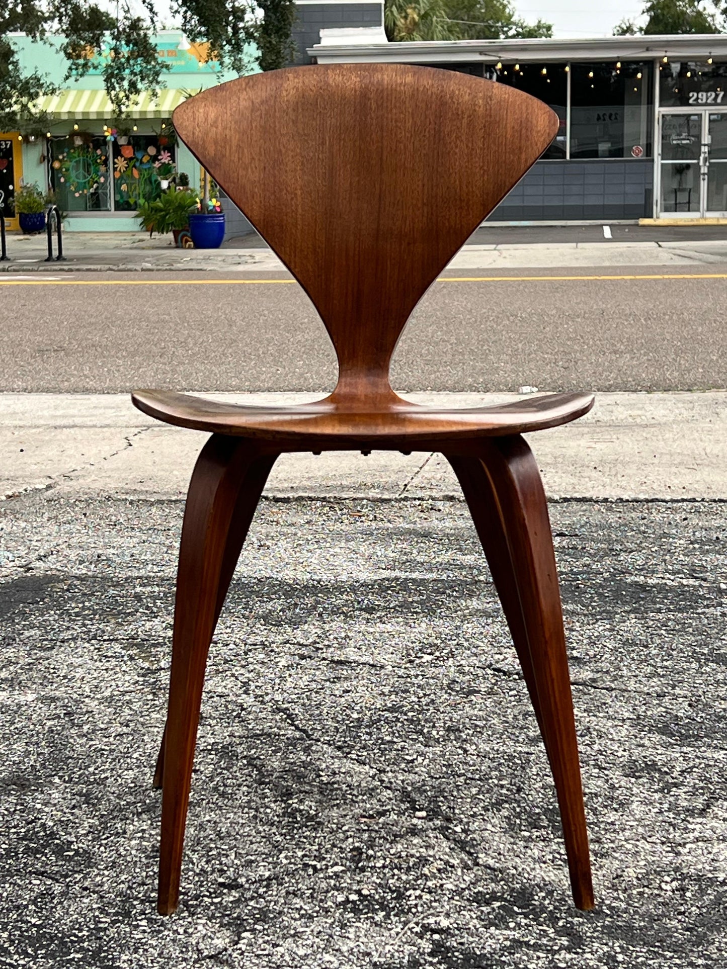 Frisman Vintage A Vintage Norman Cherner Plycraft Arm Chair And Three Side Chairs ca' 1950's