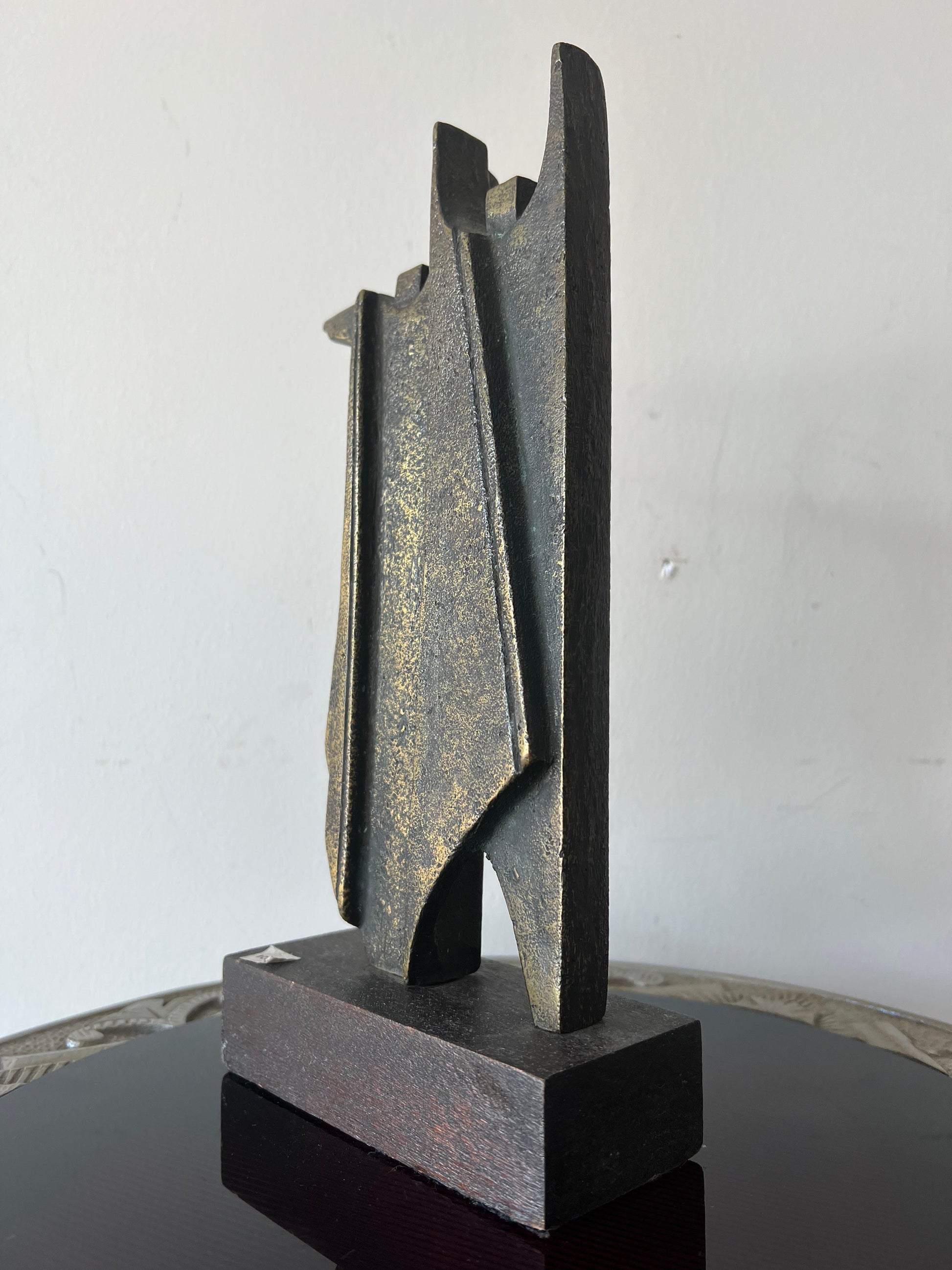 Frisman Vintage Man And Woman Bronze Sculpture By Nelide Bertolucci Ca' 1980's