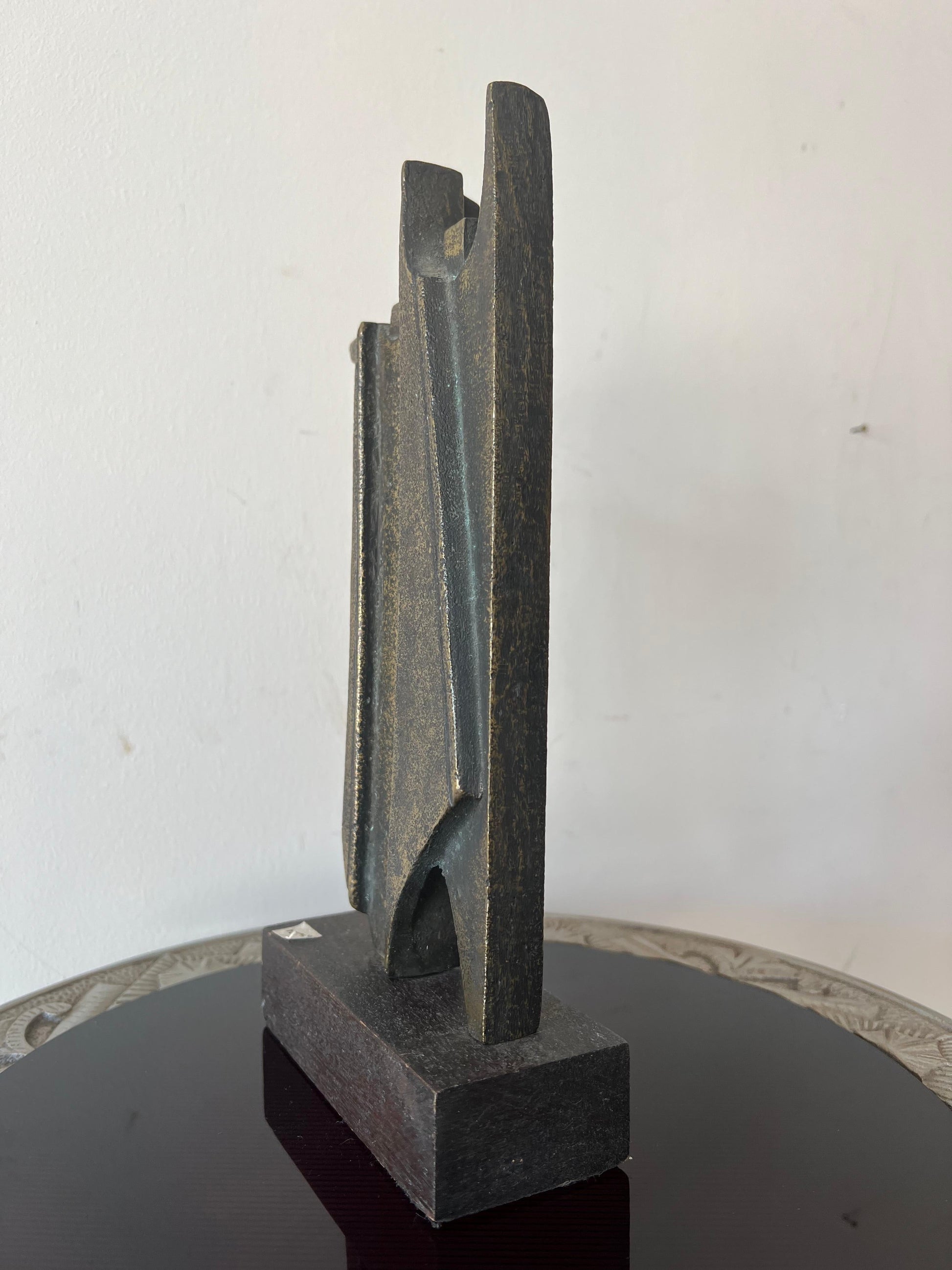 Frisman Vintage Man And Woman Bronze Sculpture By Nelide Bertolucci Ca' 1980's