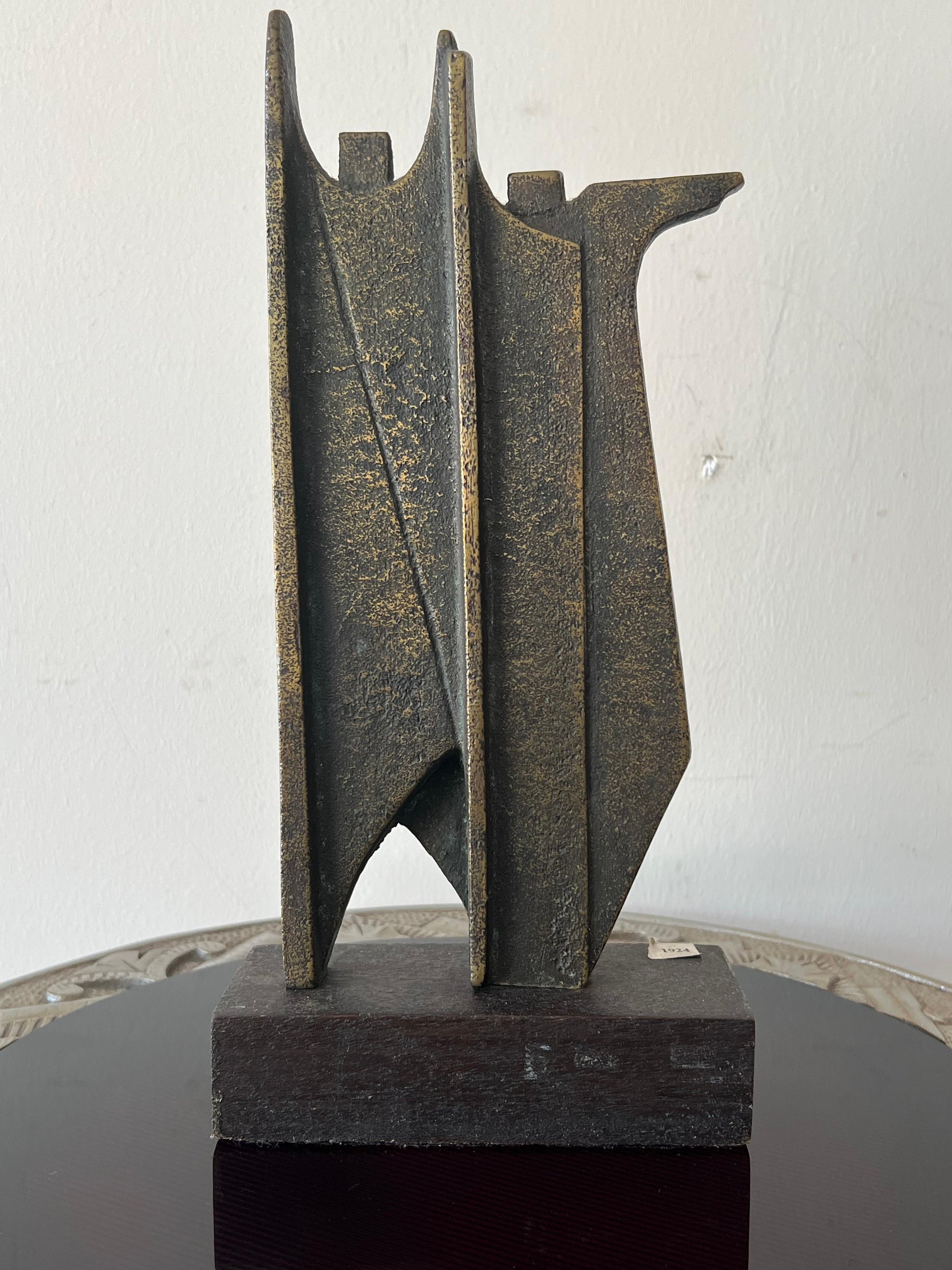 Frisman Vintage Man And Woman Bronze Sculpture By Nelide Bertolucci Ca' 1980's