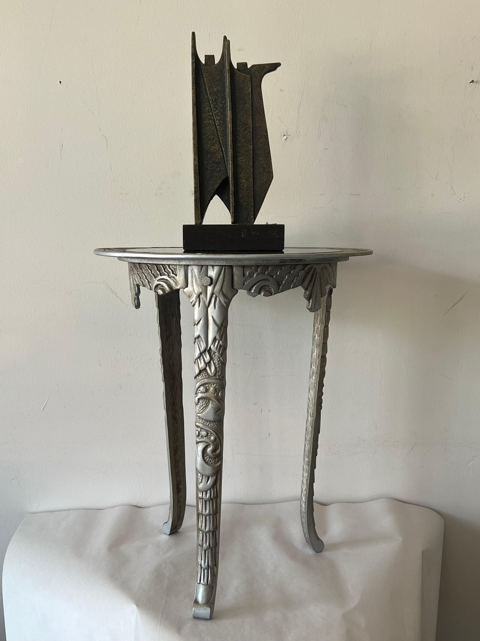 Frisman Vintage Man And Woman Bronze Sculpture By Nelide Bertolucci Ca' 1980's