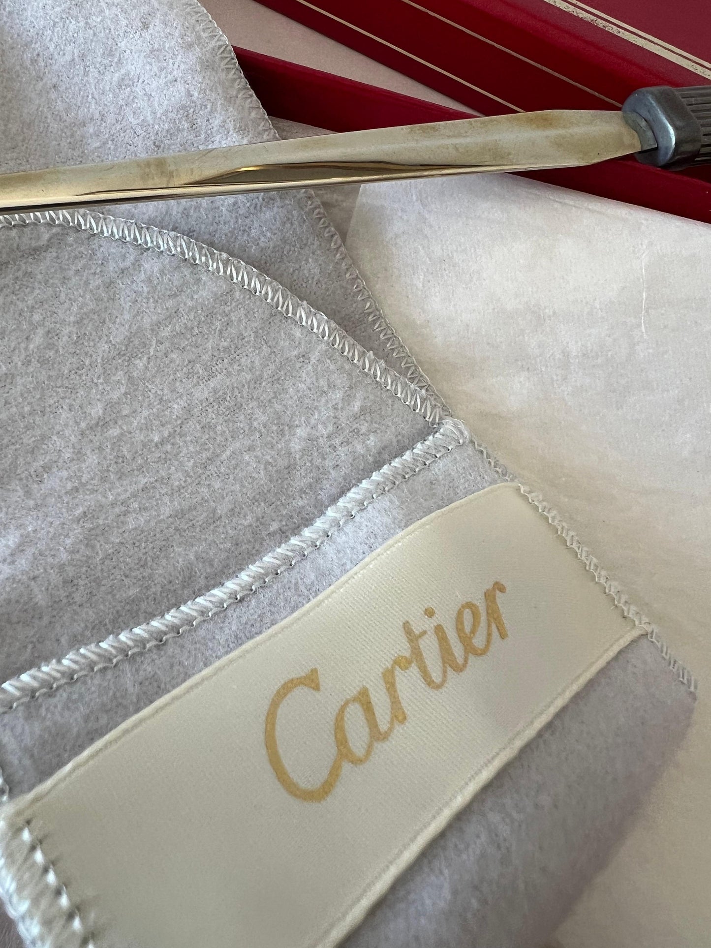 Frisman Vintage Cartier Letter Opener Sterling Original Box ca' 1970's