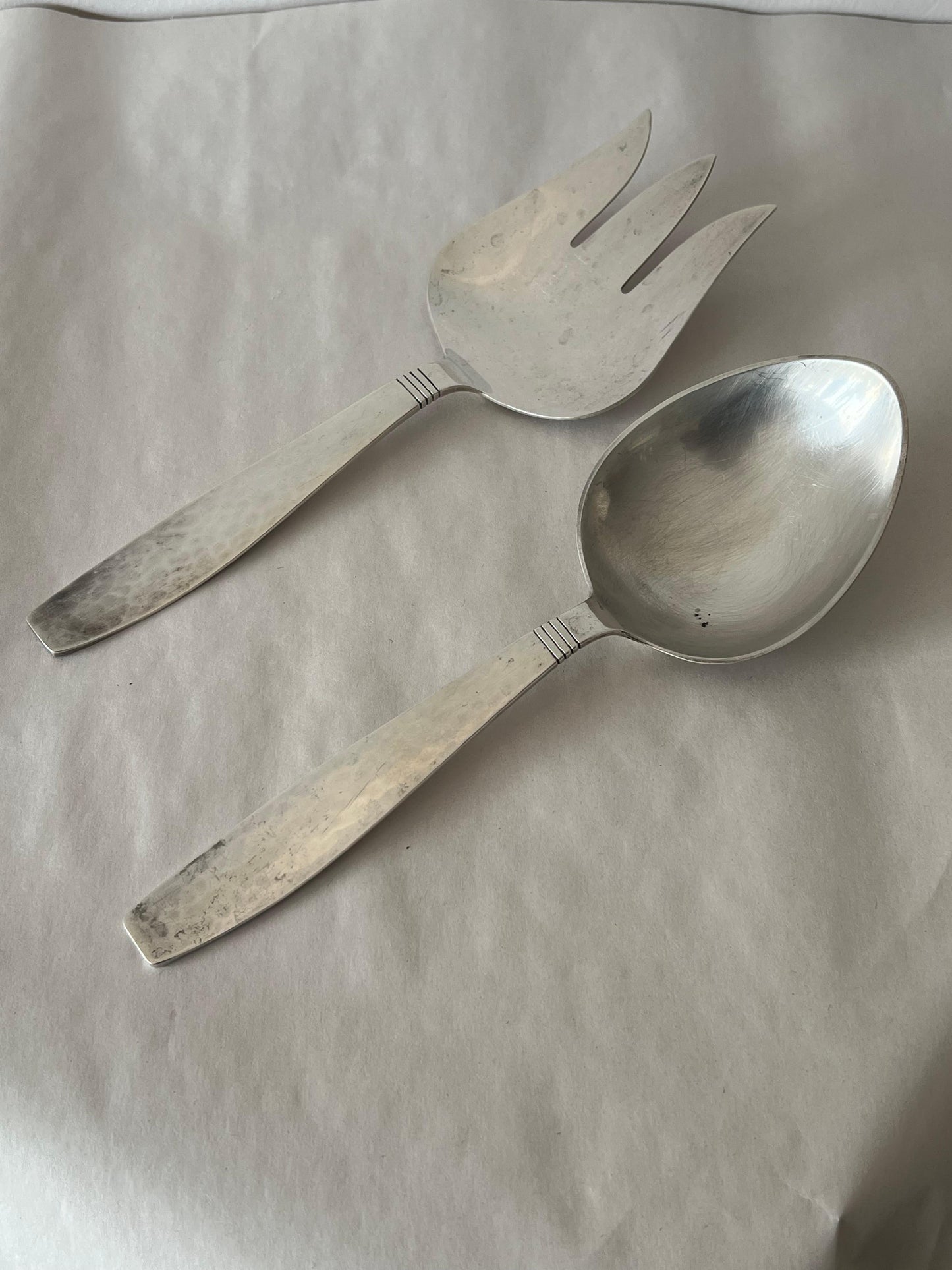 Frisman Vintage Allan Adler Sterling Silver Flatware Pieces ca' 1960's