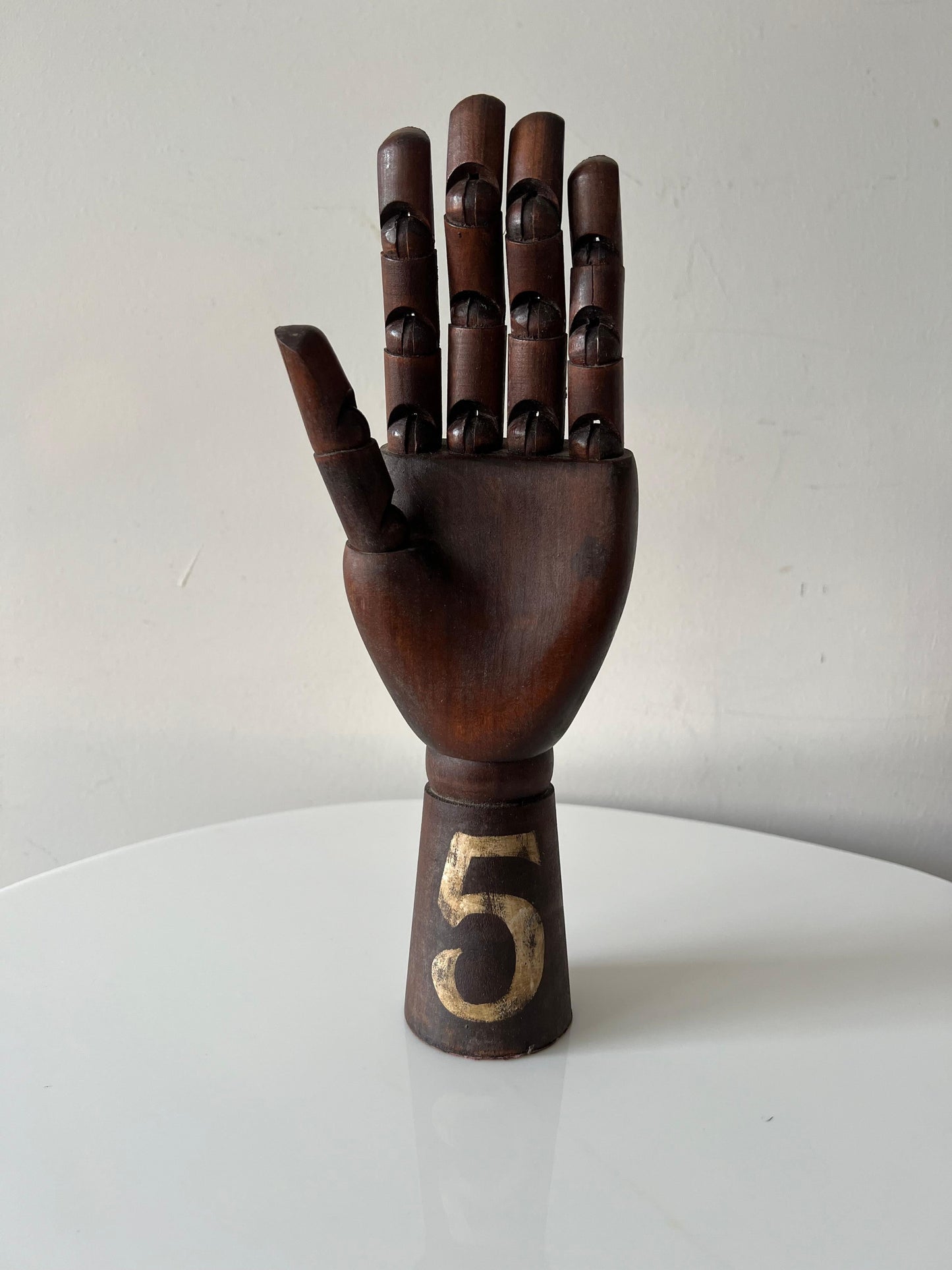Frisman Vintage Vintage Articulating Wood Hand Sculpture Ca' 1950's