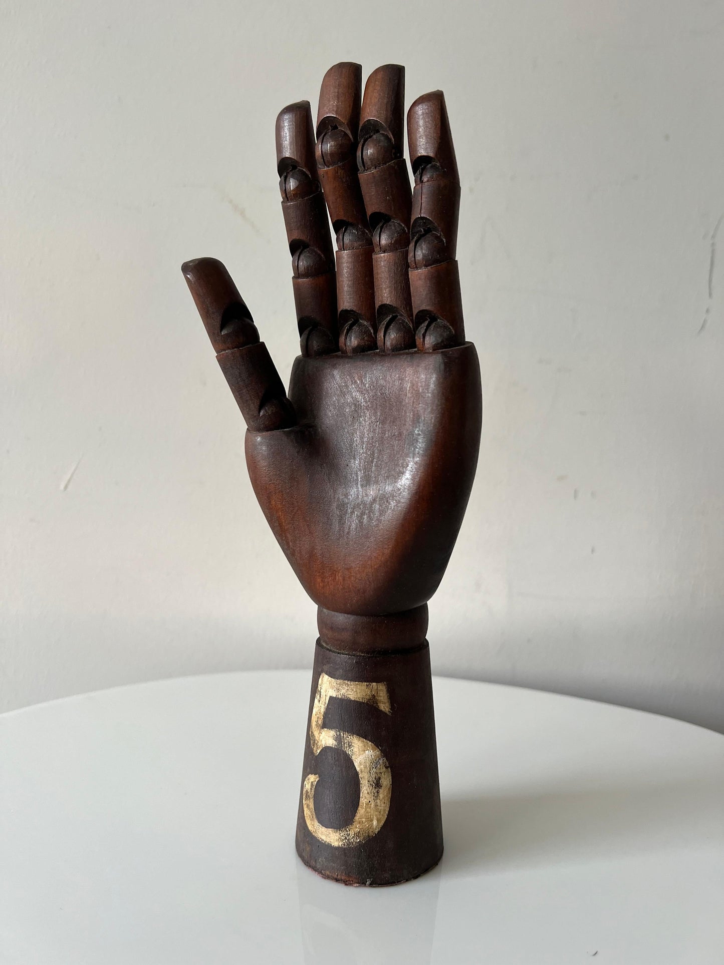 Frisman Vintage Vintage Articulating Wood Hand Sculpture Ca' 1950's