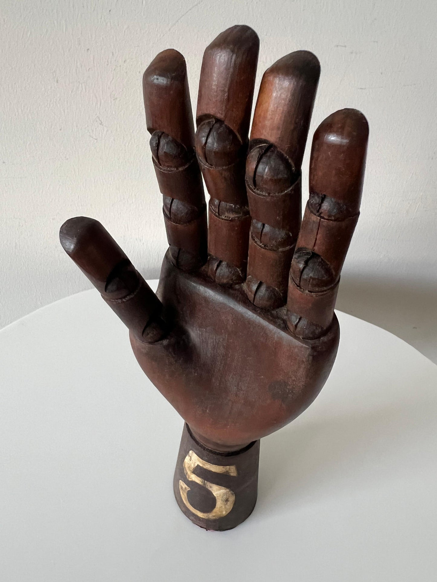 Frisman Vintage Vintage Articulating Wood Hand Sculpture Ca' 1950's