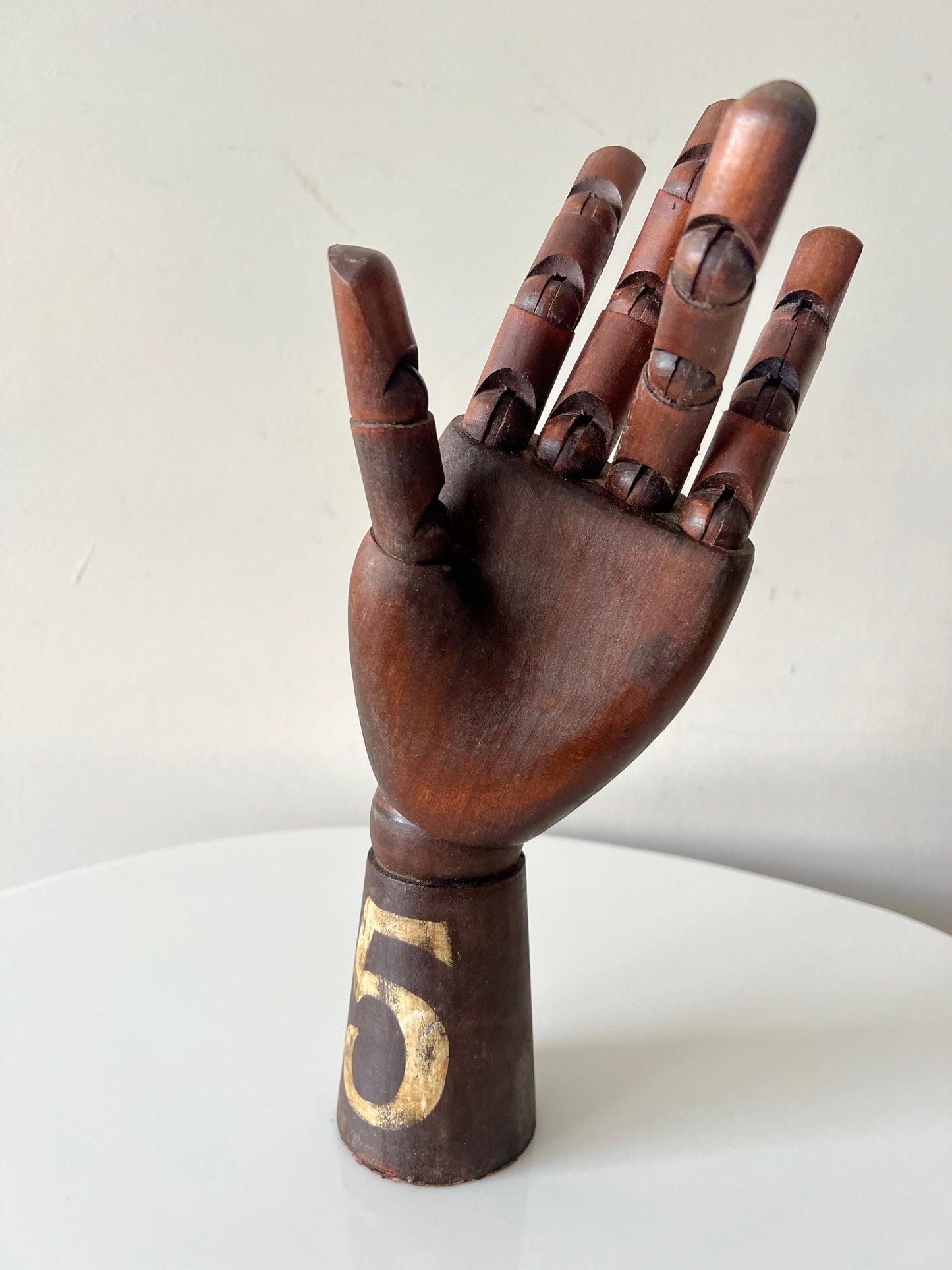 Frisman Vintage Vintage Articulating Wood Hand Sculpture Ca' 1950's