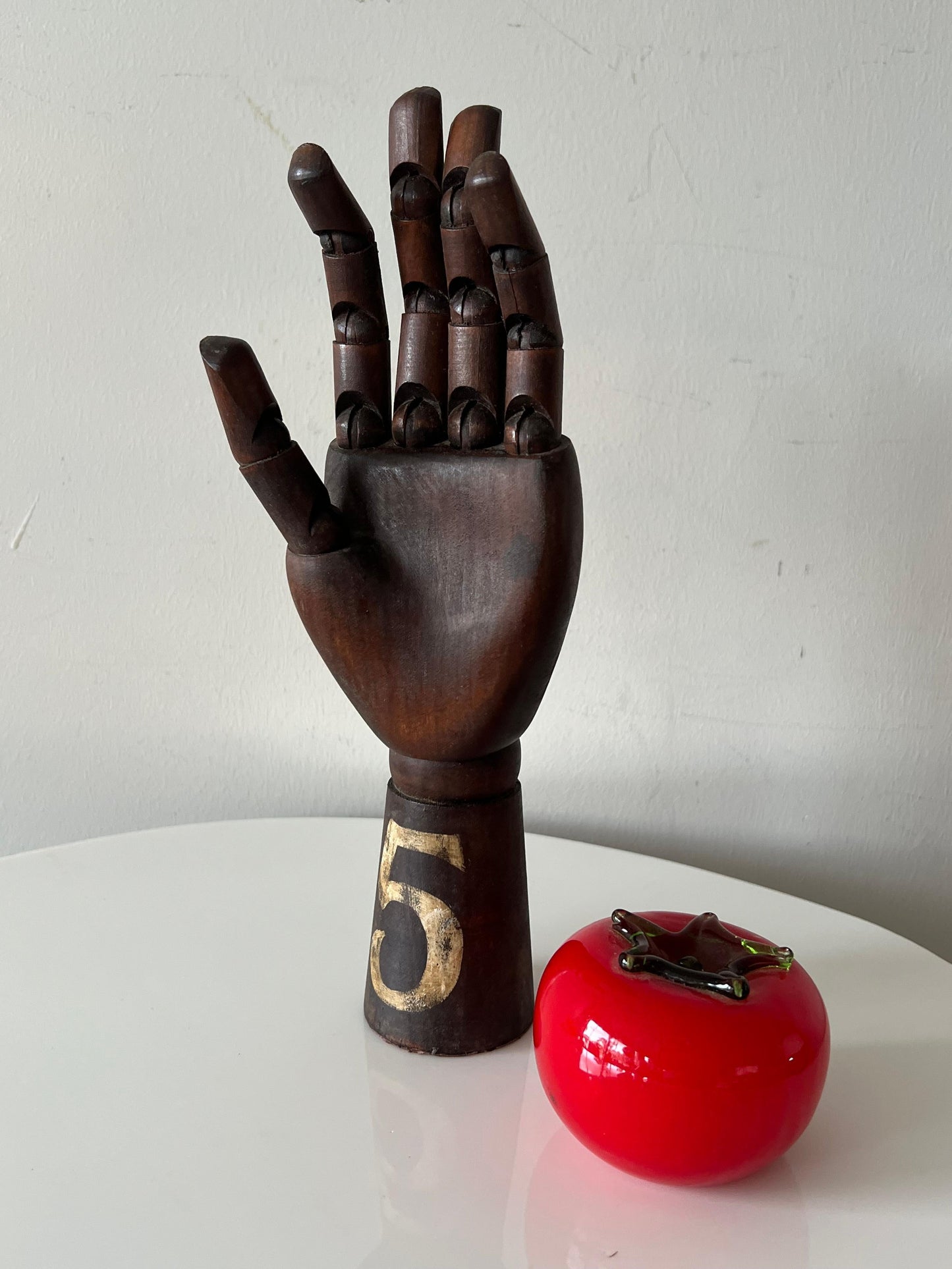 Frisman Vintage Vintage Articulating Wood Hand Sculpture Ca' 1950's