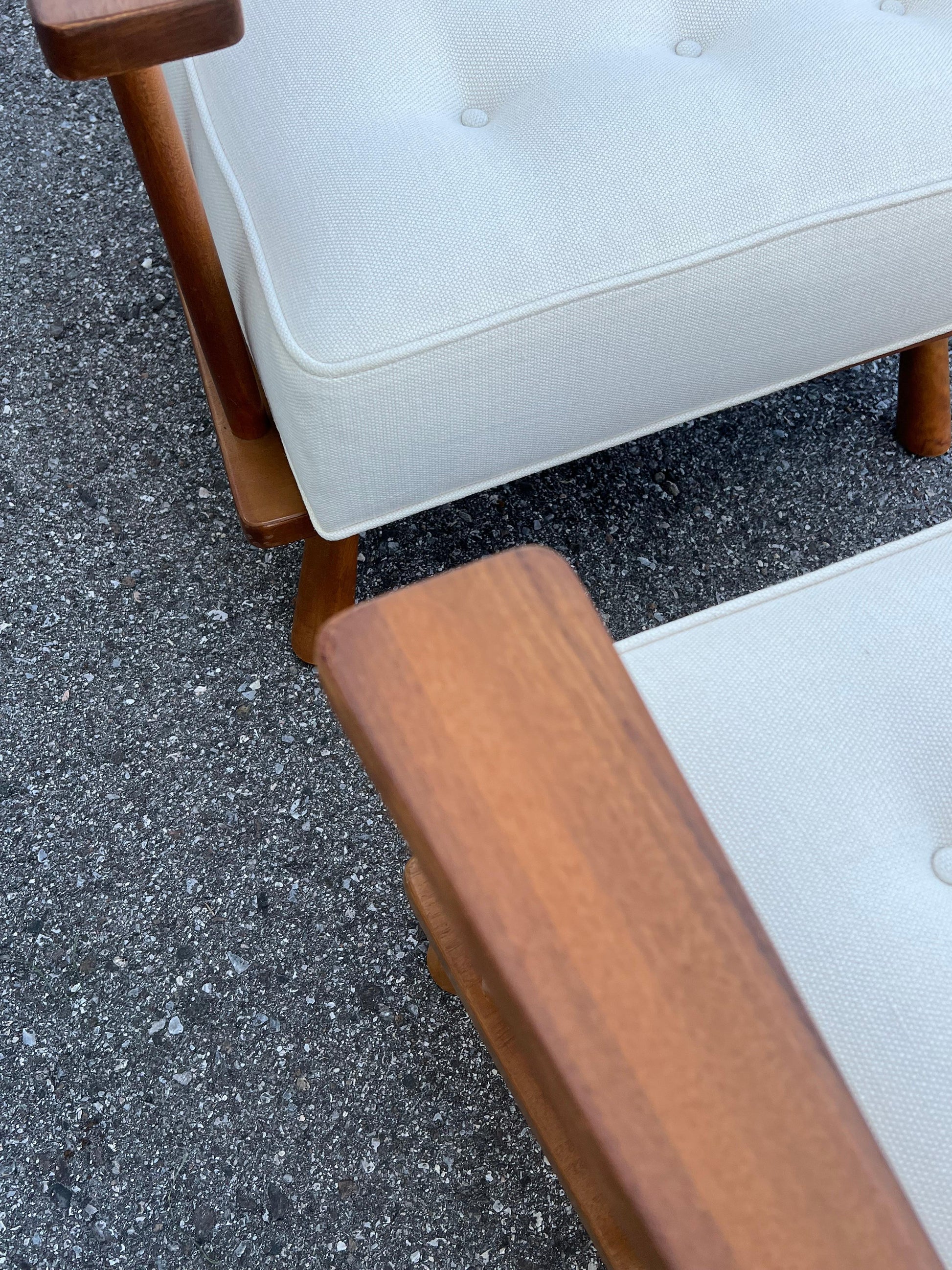 Frisman Vintage Unusual T.H.Robsjohn-Gibbings Armchairs Widdicomb ca' 1950's