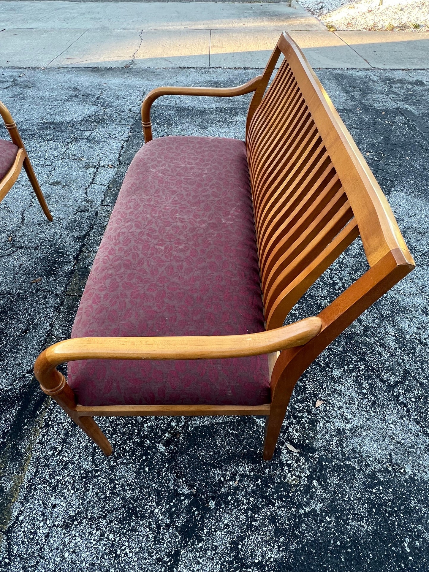 Frisman Vintage A Pair Of Custom Maple Benches By Paoli ca' 1980's