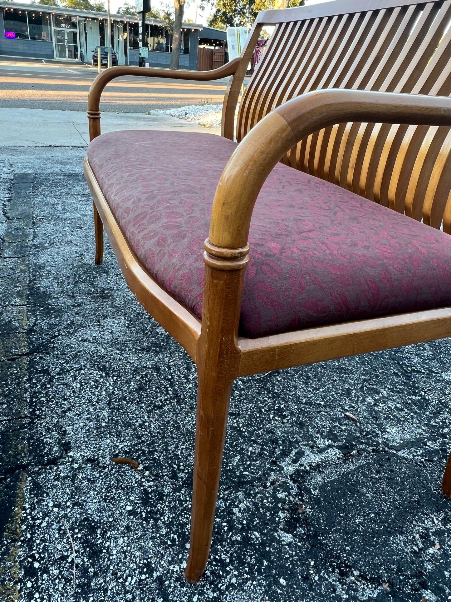 Frisman Vintage A Pair Of Custom Maple Benches By Paoli ca' 1980's