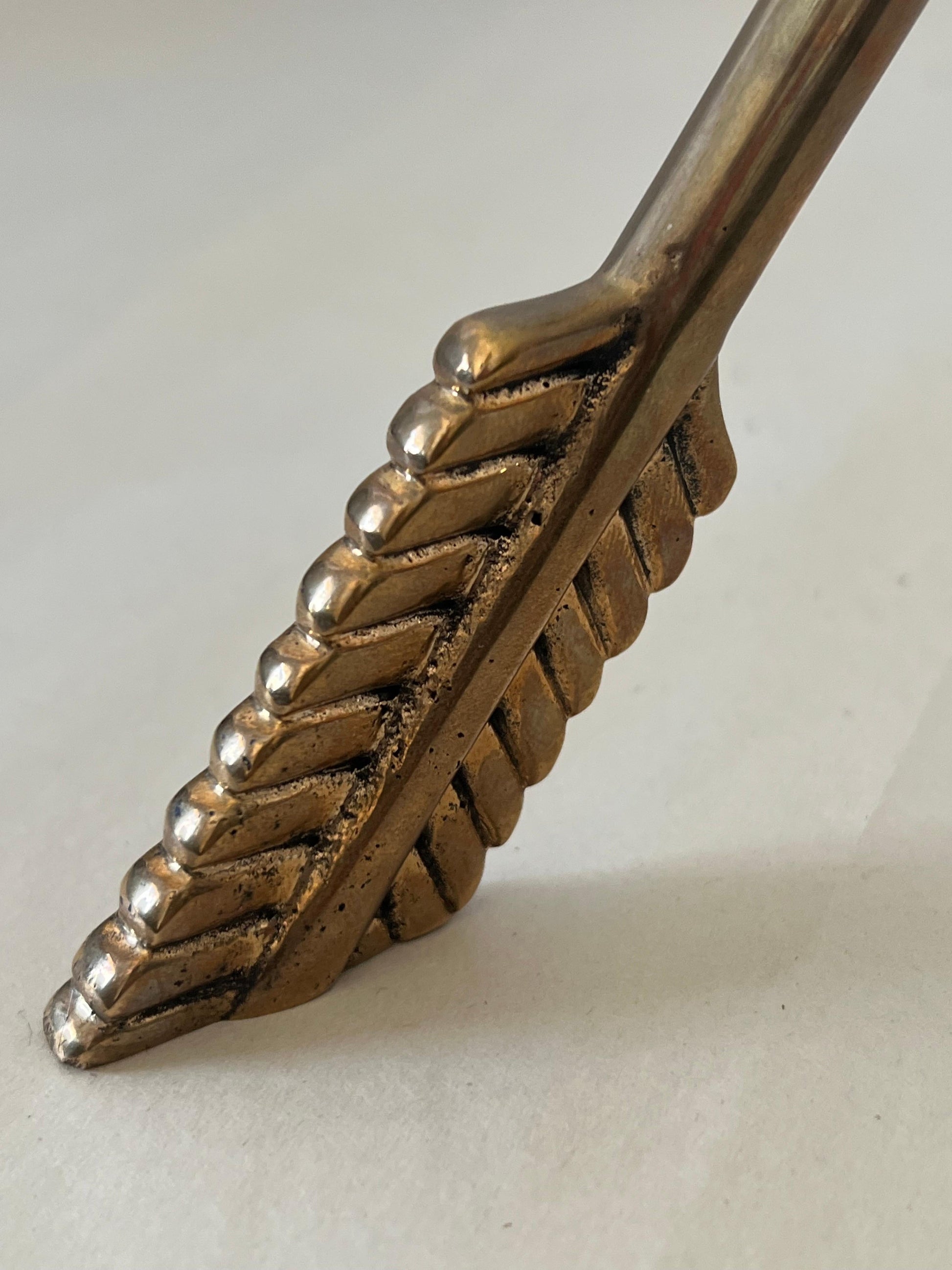 Frisman Vintage Italian Solid Brass Arrow Gueridon ca' 1940's